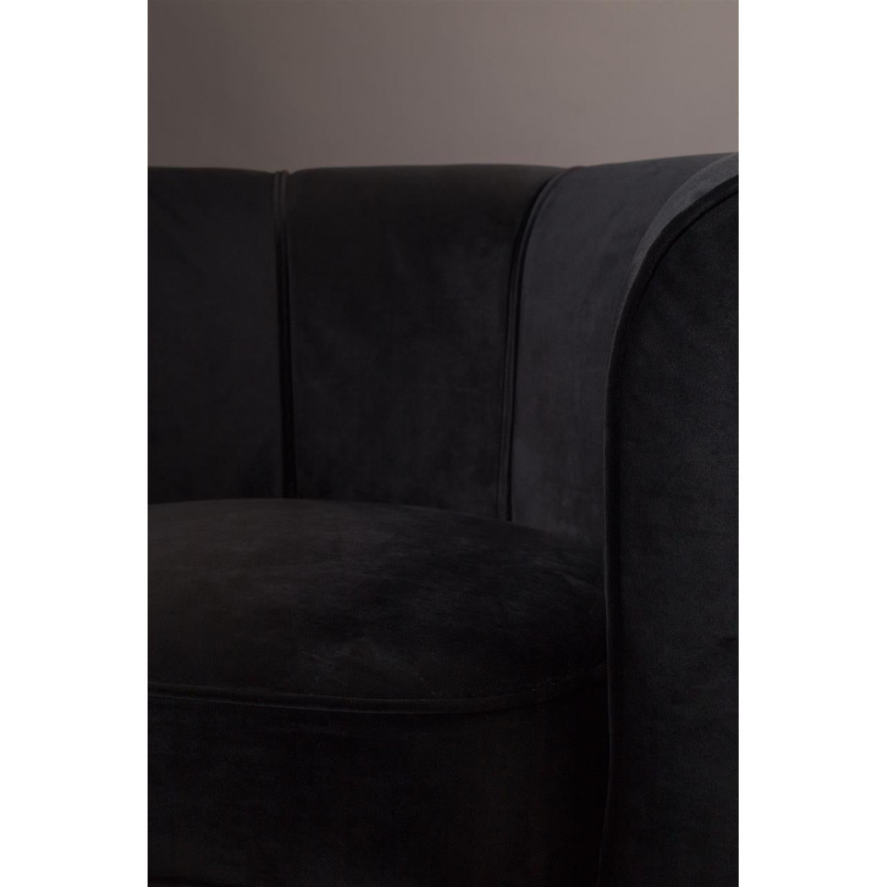 Fauteuil flower black