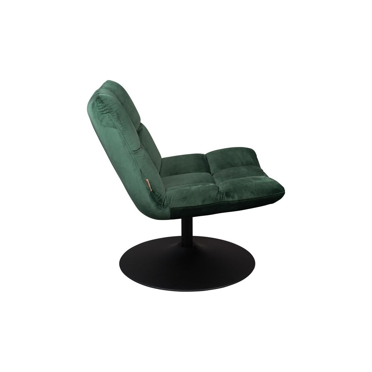 Armchair bar velvet green