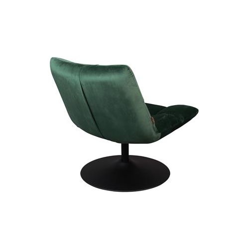 Armchair bar velvet green