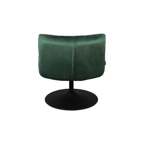 Armchair bar velvet green