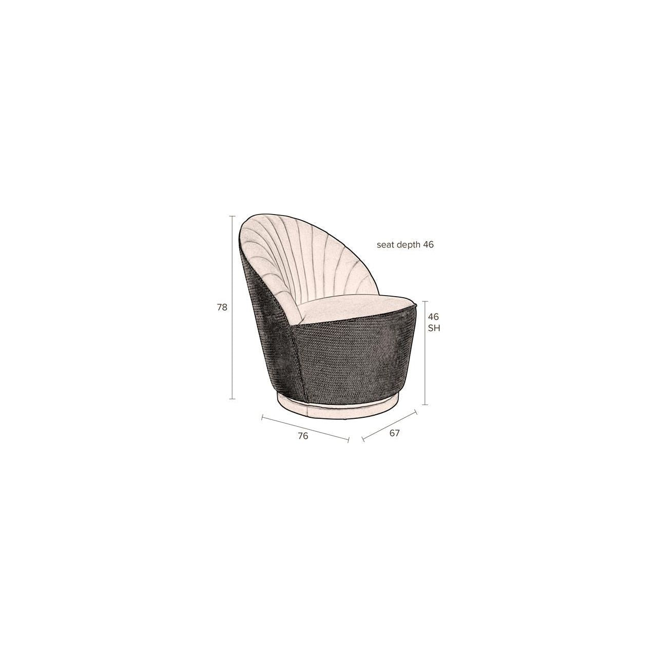 Fauteuil madison whiskey