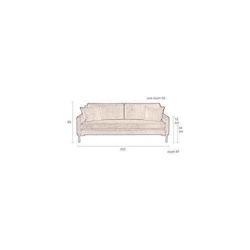 Sofa Houda 3 seater forest