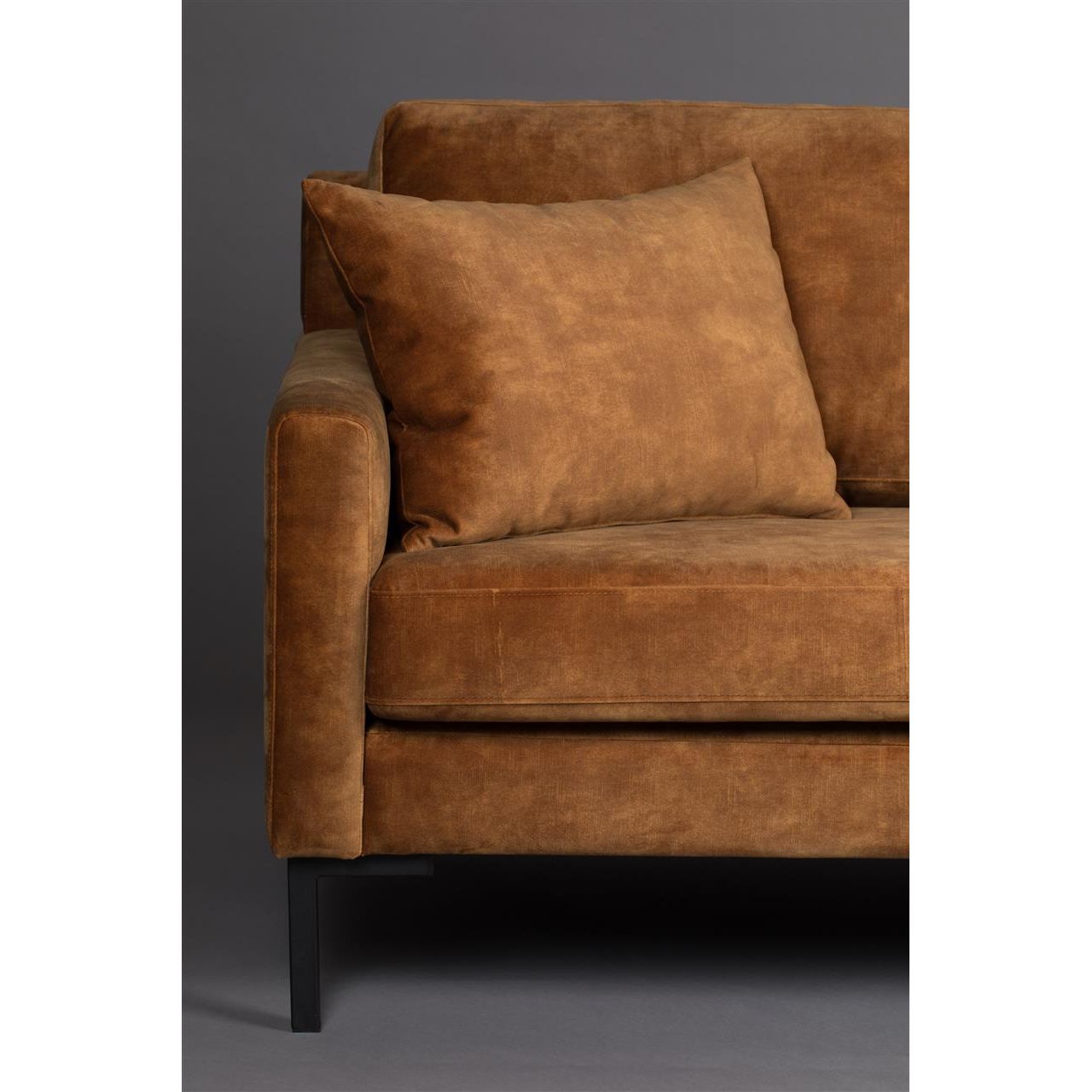 Sofa houda 3 seater caramel