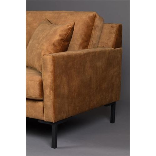 Sofa houda 3 seater caramel