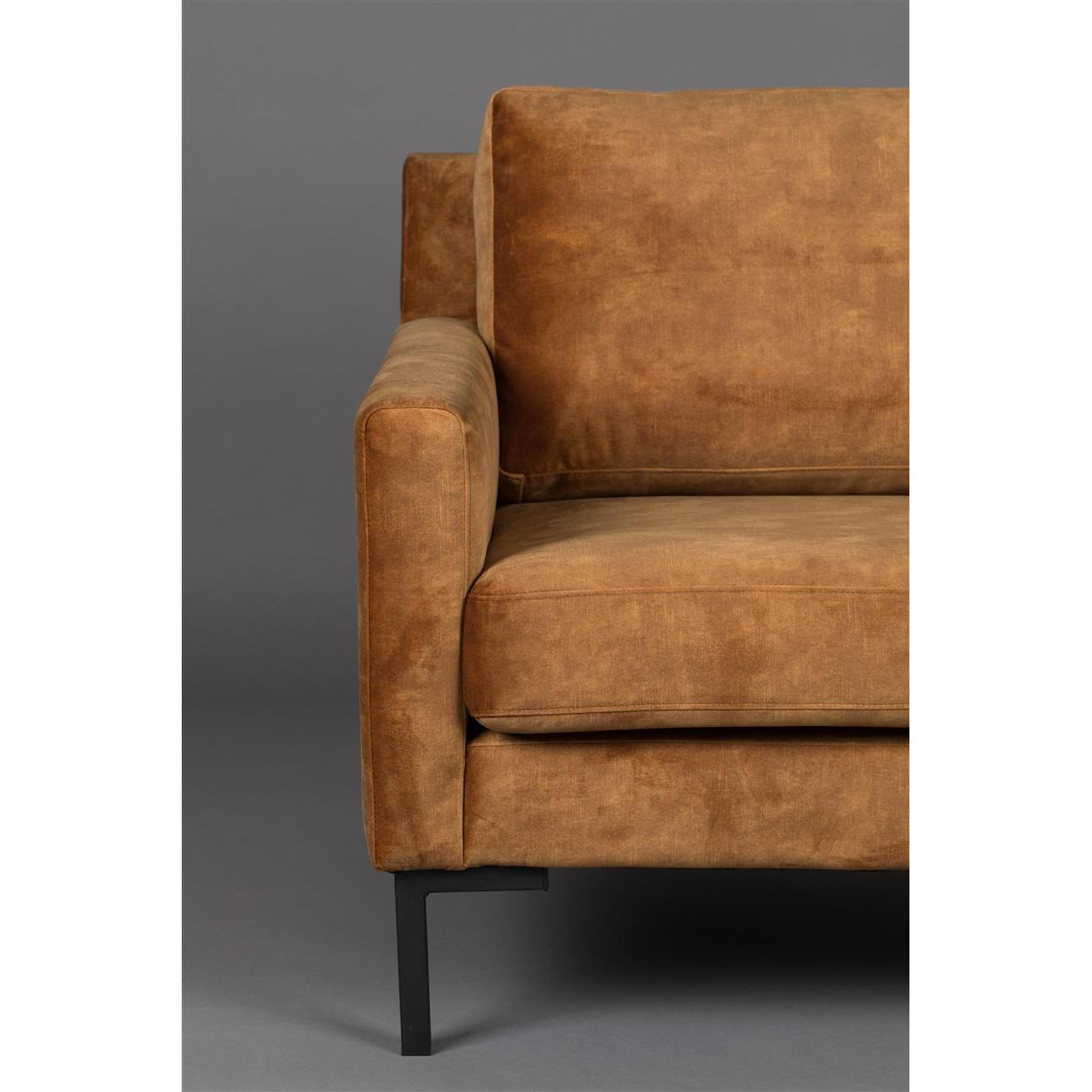 Sofa Houda 1 seater caramel