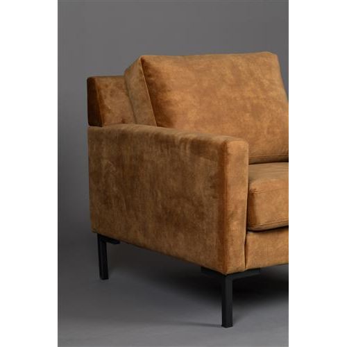 Sofa Houda 1 seater caramel