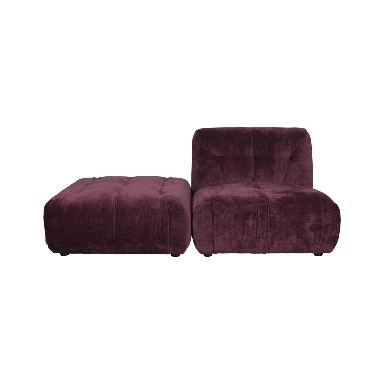 Sofa giada 1-seater plum