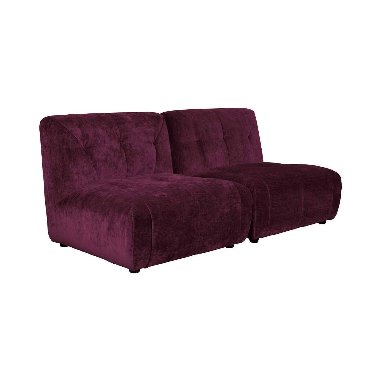 Sofa giada 2-seater plum