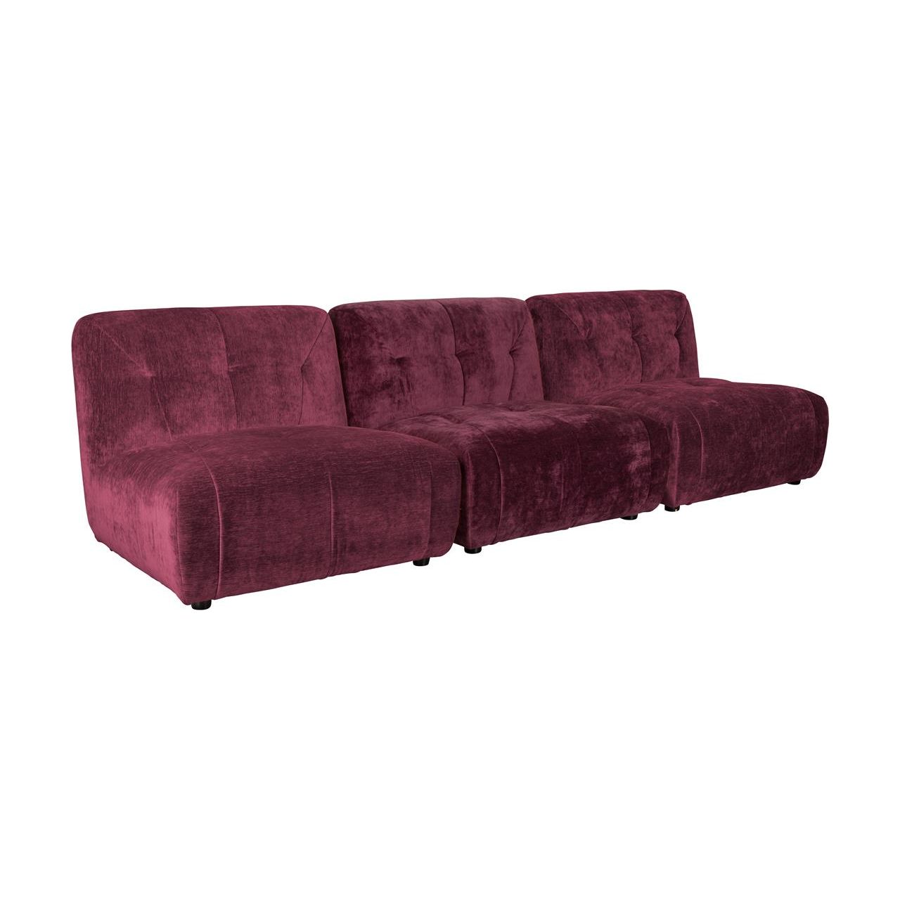 Sofa giada 3-seater plum