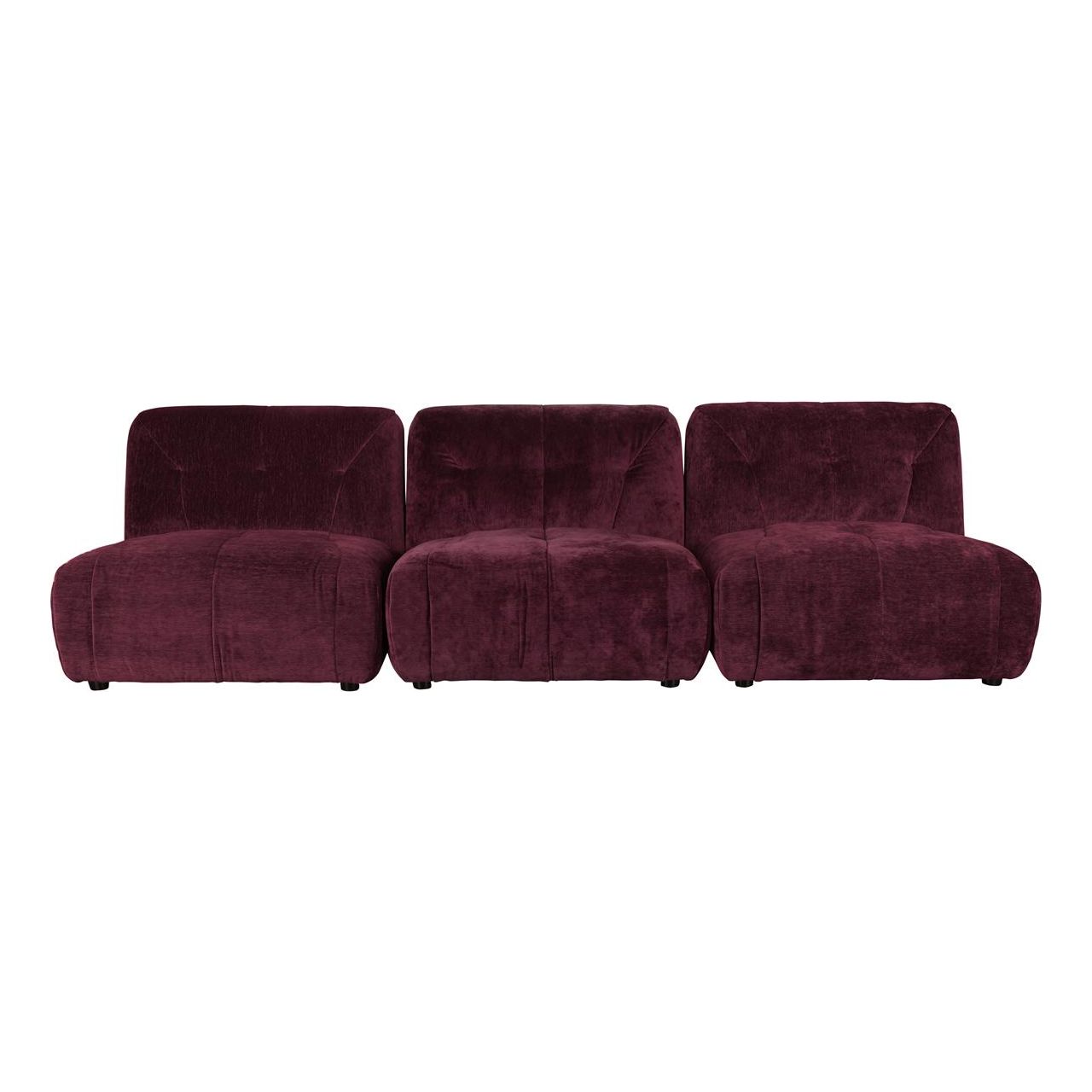 Sofa giada 3-seater plum