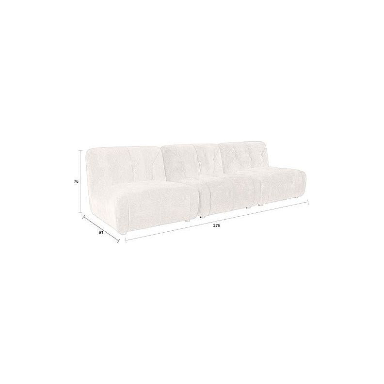 Sofa giada 3-seater plum