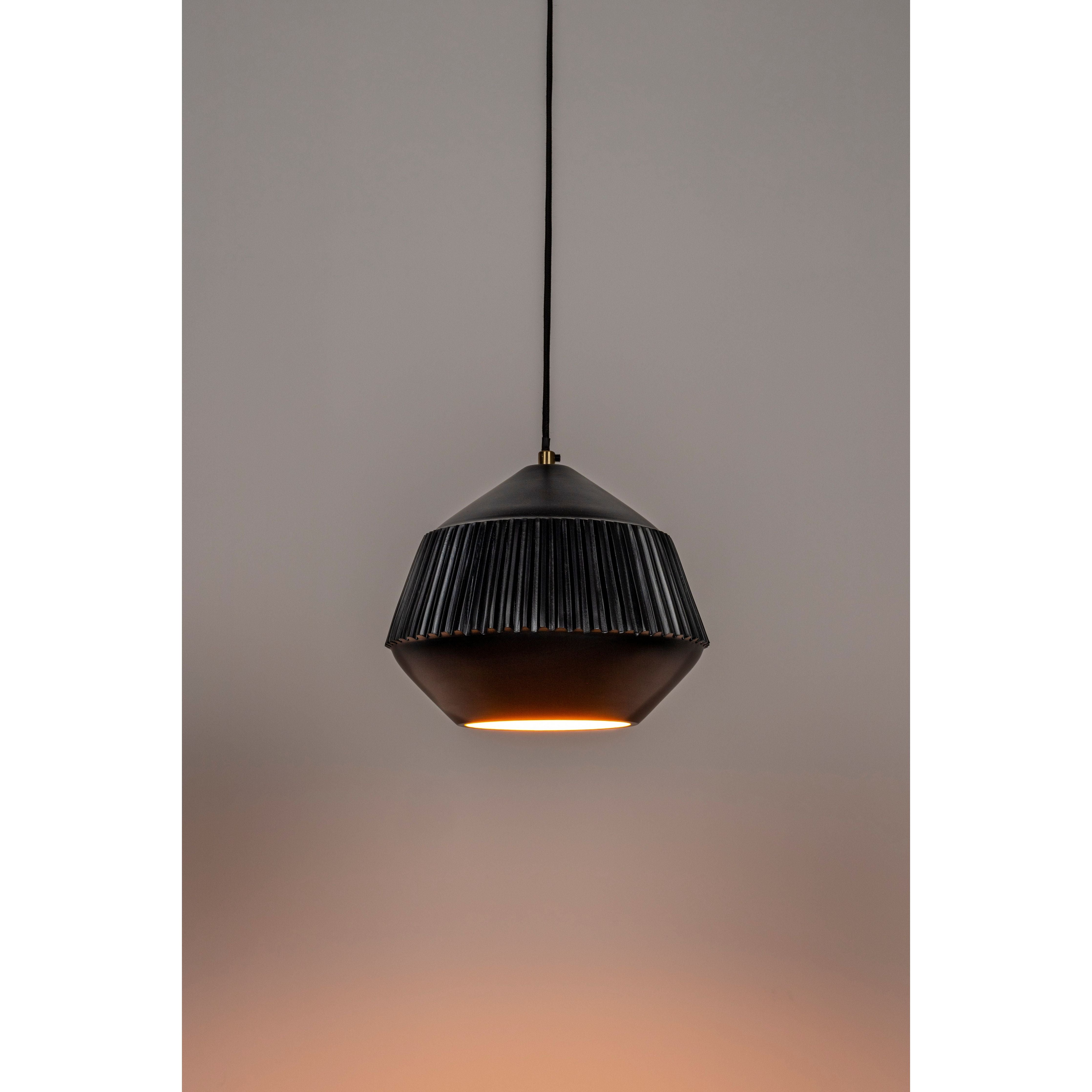 Pendant lamp aysa wide black