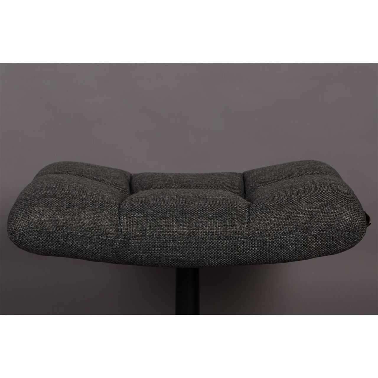 Footstool bar dark grey