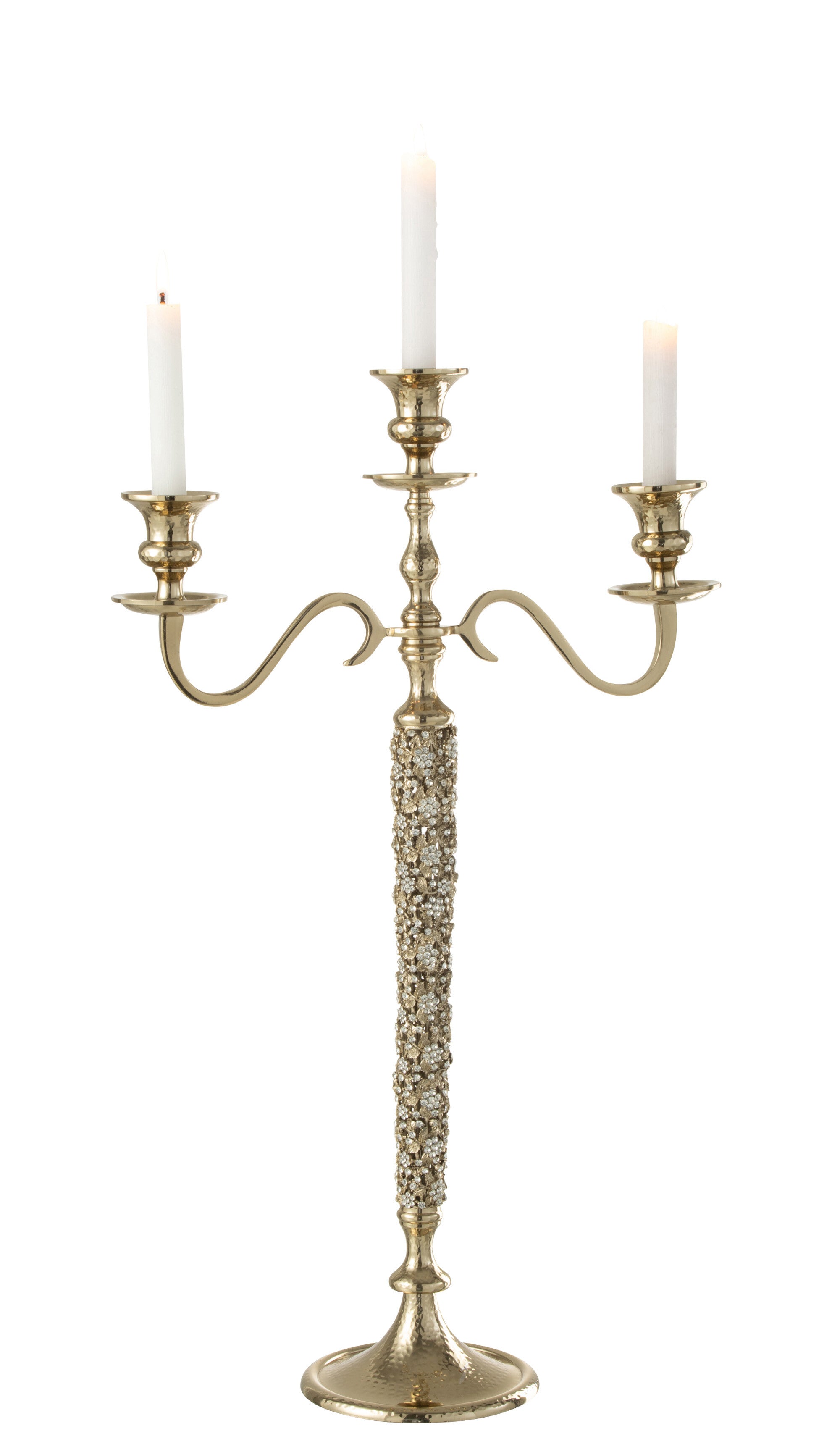 Candlestick Valee Aluminum/metal Gold/bronze