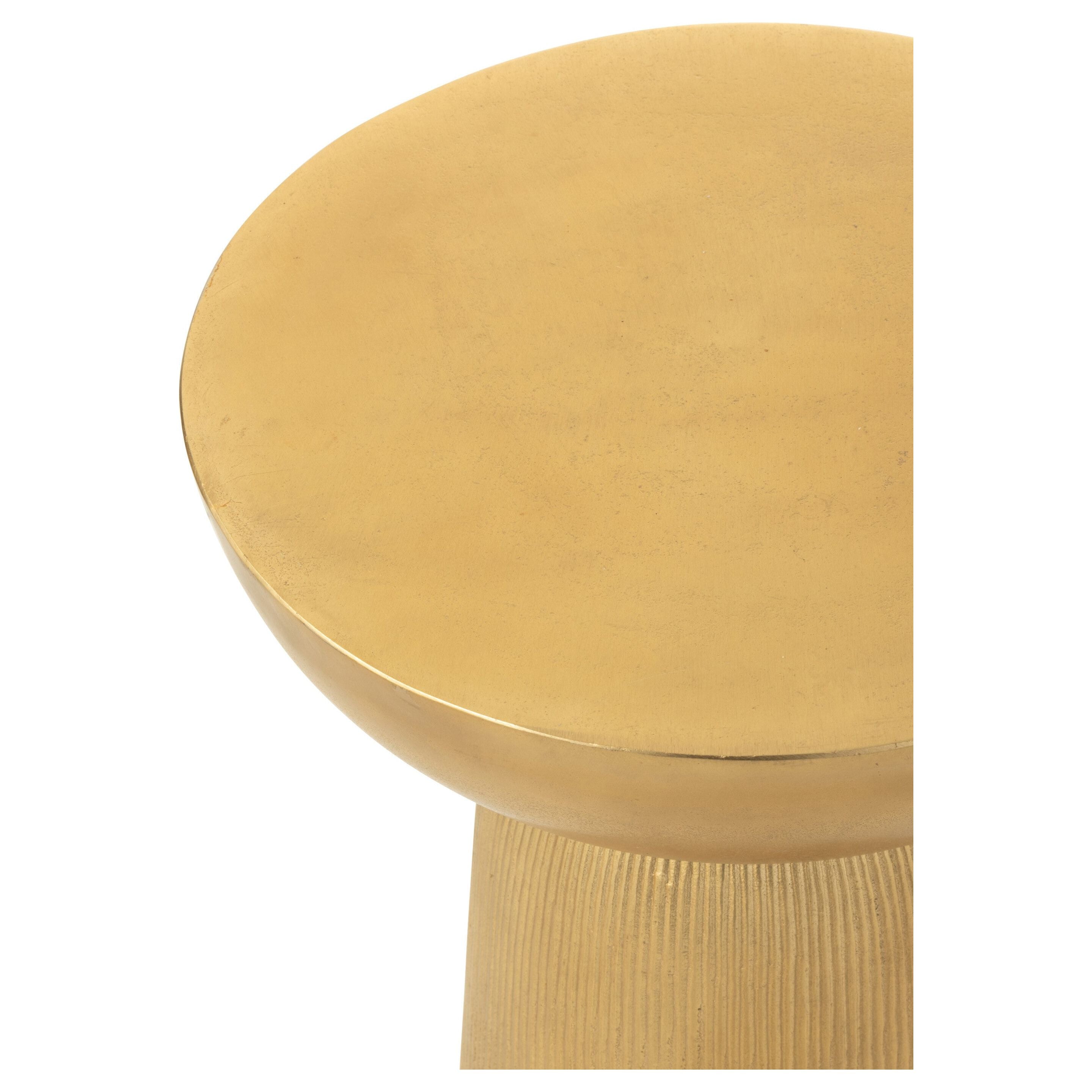 Side table Louane Aluminum Gold