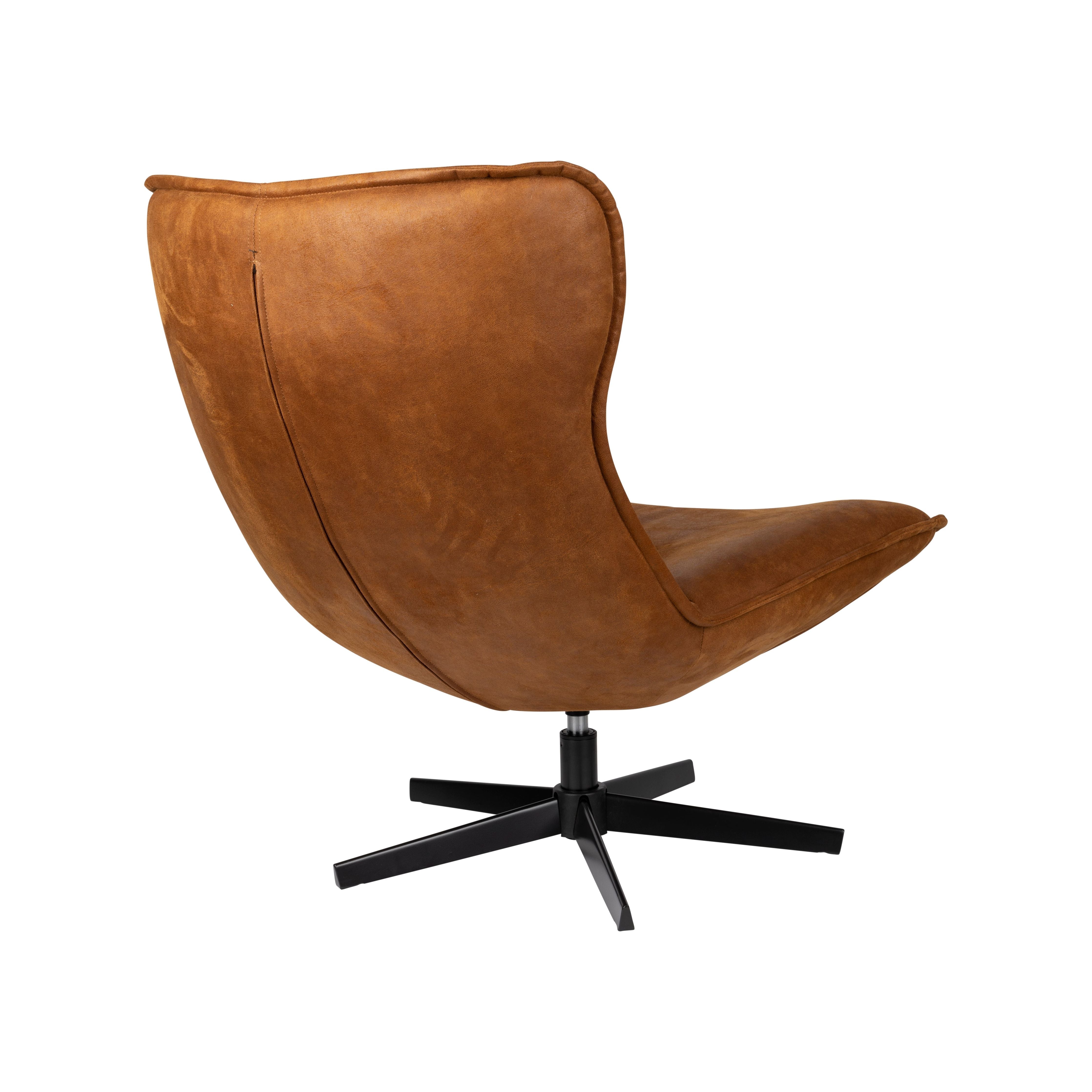 Fauteuil john cognac