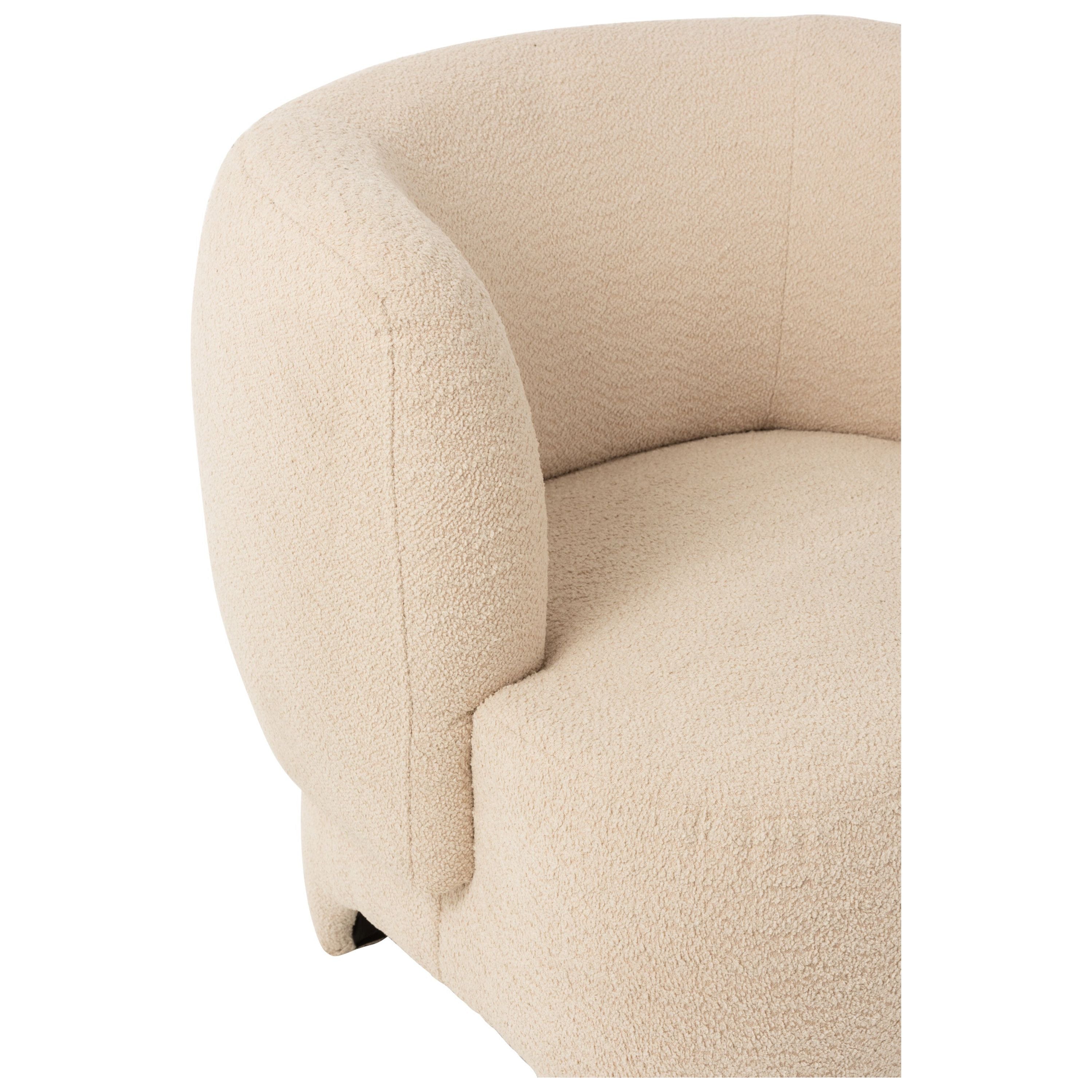 1-seater sofa Knitted Tex/HT White