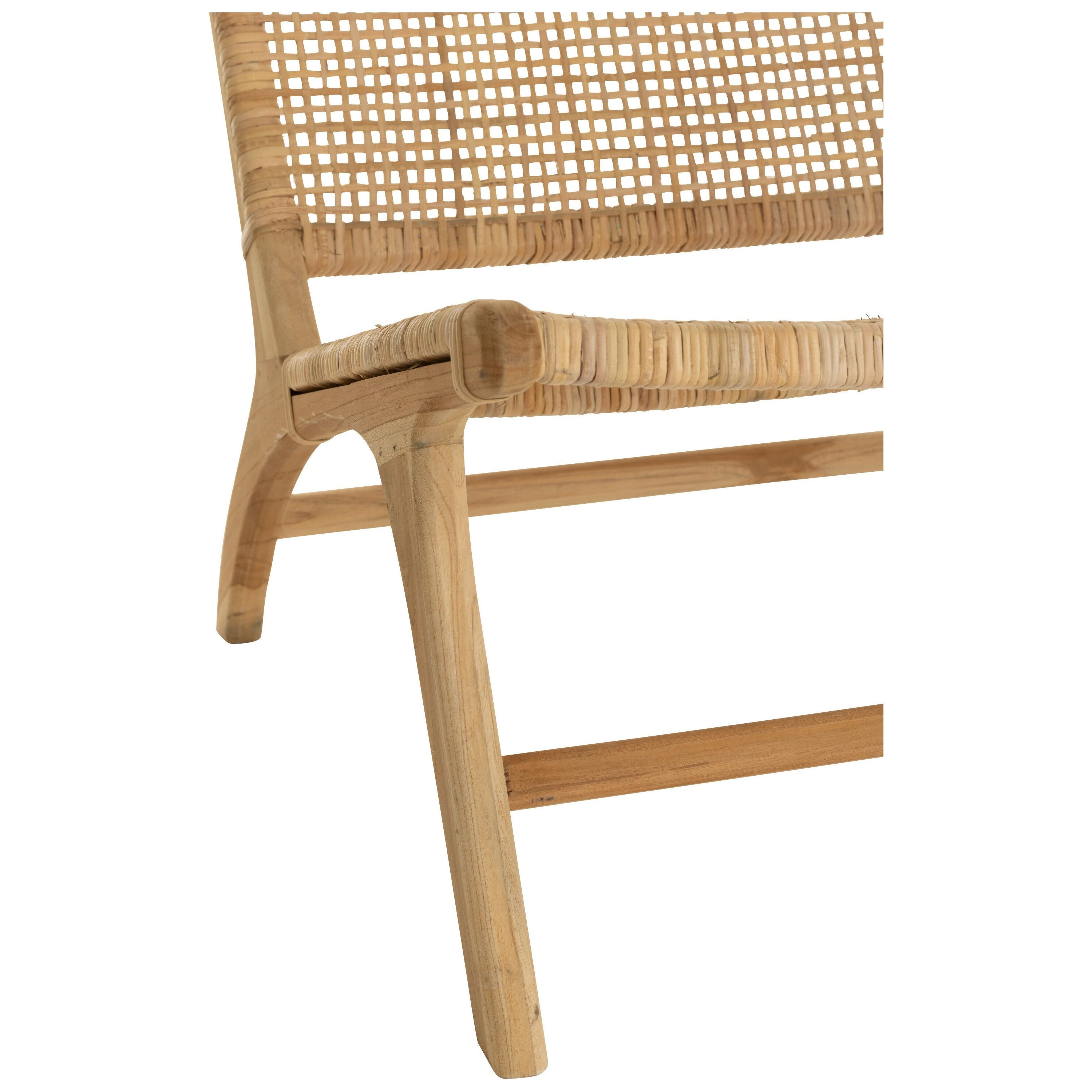 Seat Loosely Woven Ratan Natural