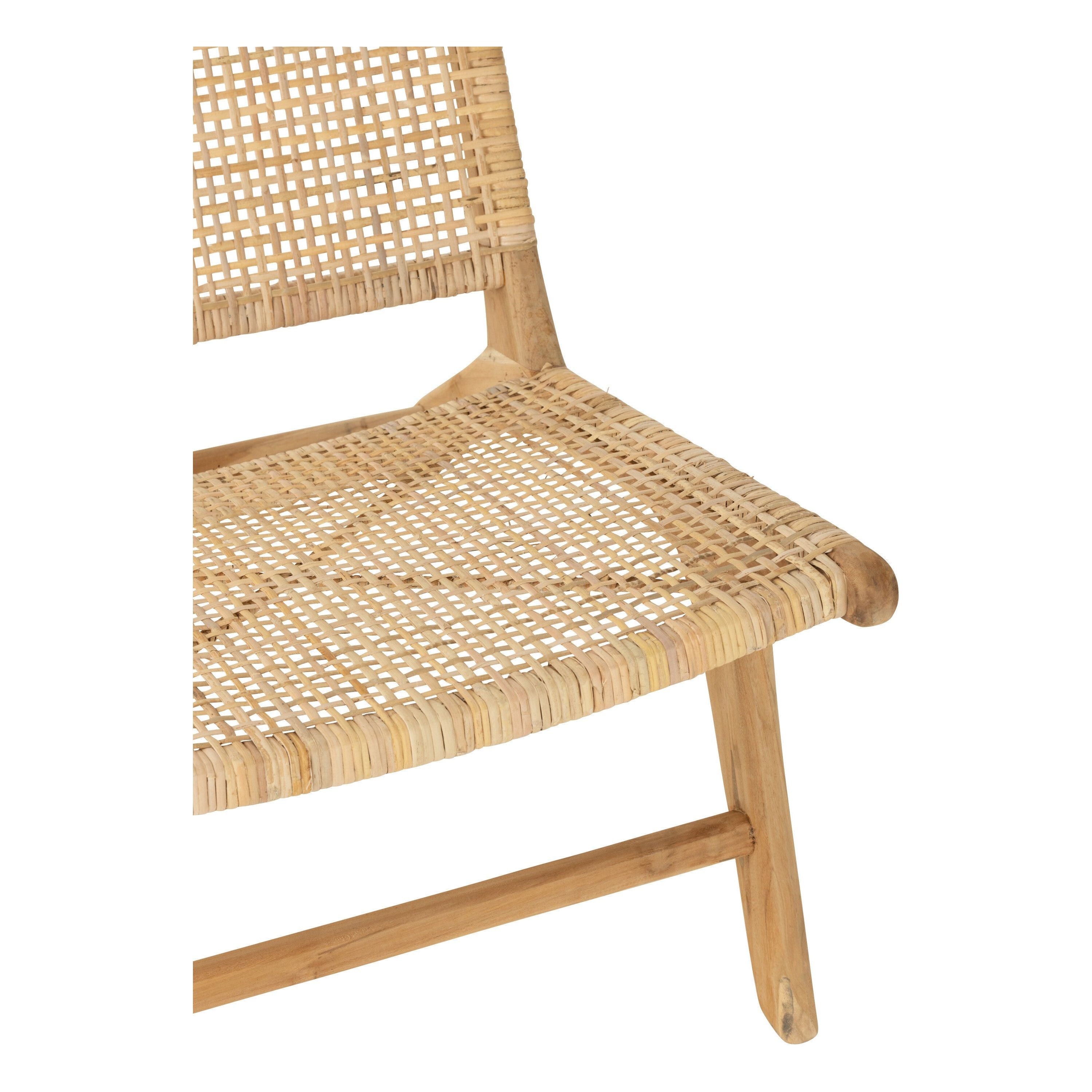 Seat Loosely Woven Ratan Natural