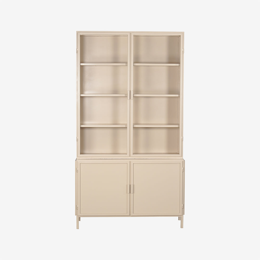 Vitrinekast garland – olive green