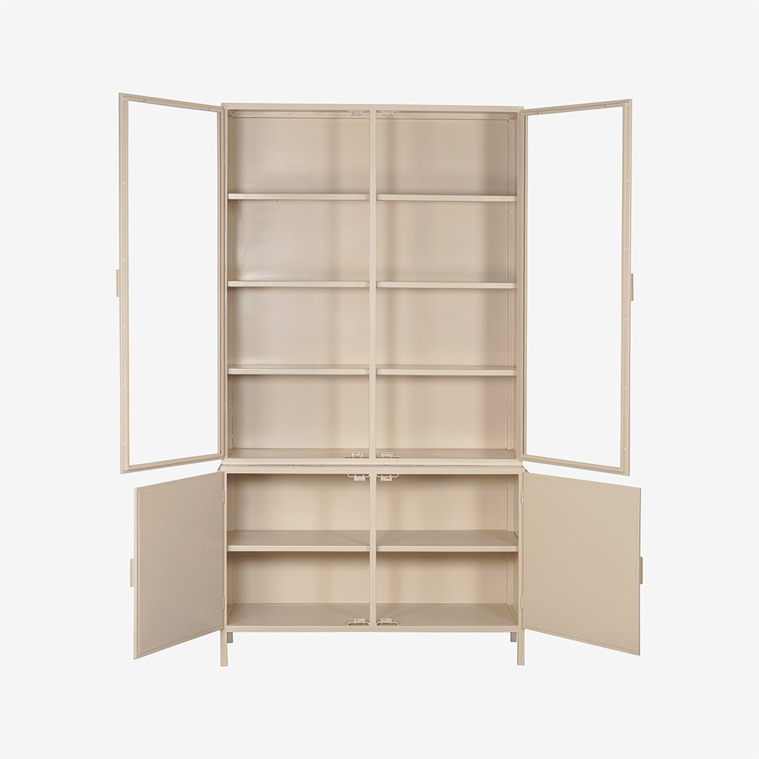 Vitrinekast garland – olive green