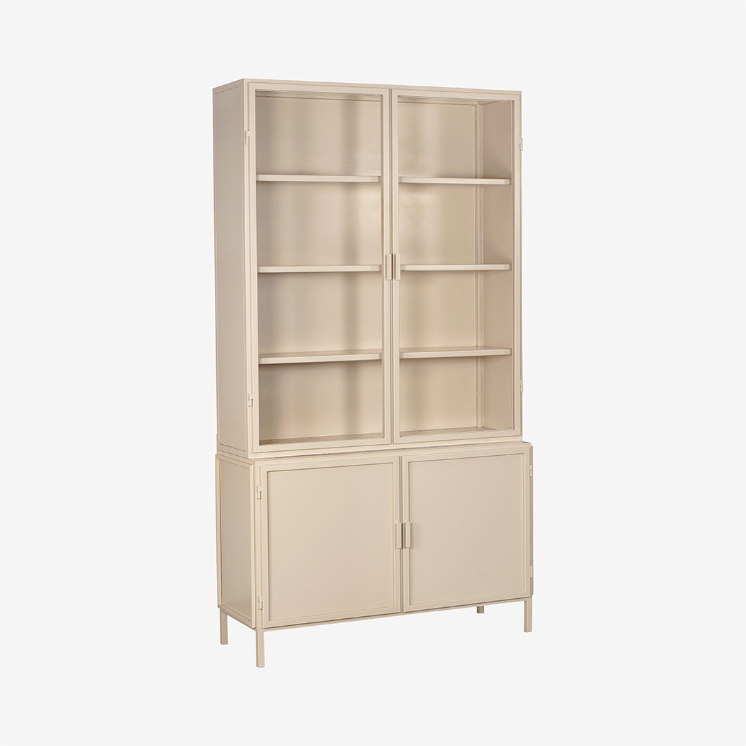 Vitrinekast garland – olive green