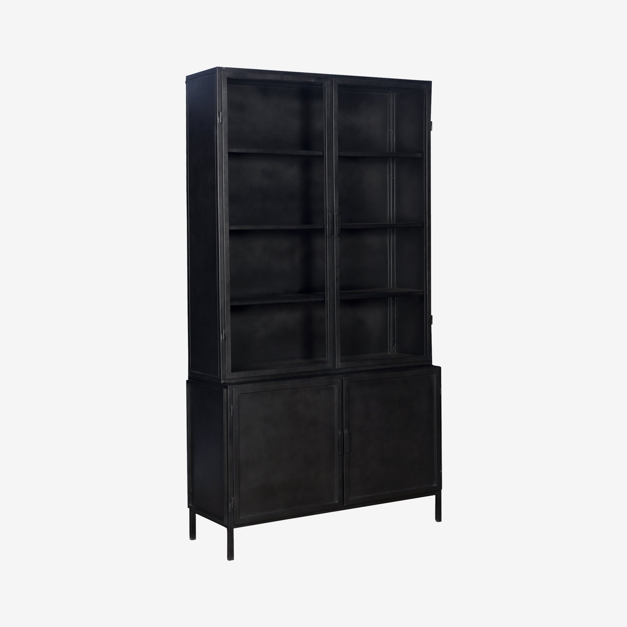 Vitrinekast garland – black