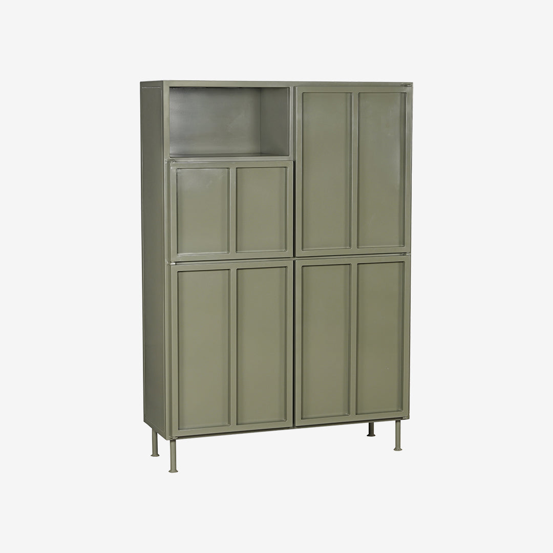 Wandkast ottawa hoog – olijf groen