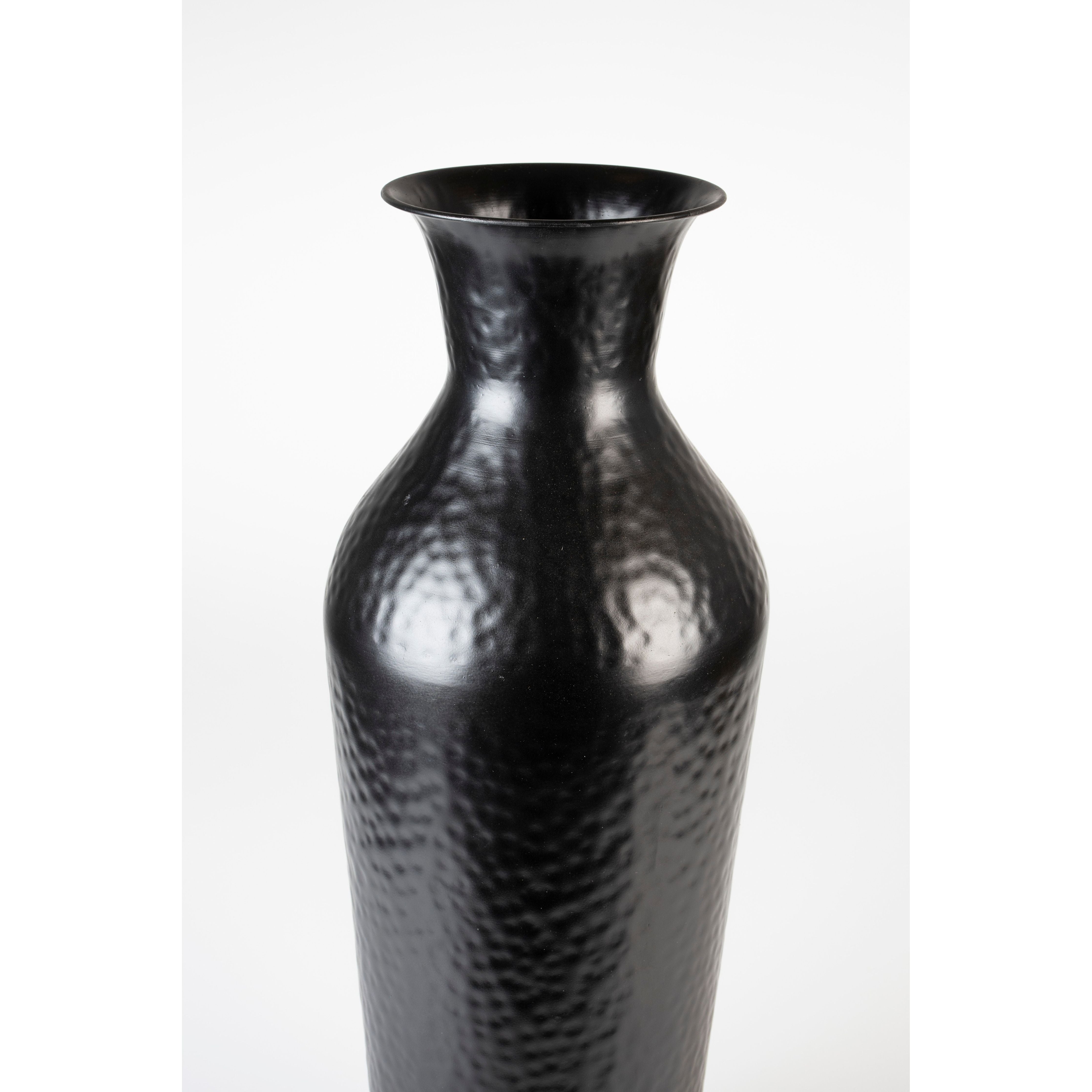 Vase dunja antique black l