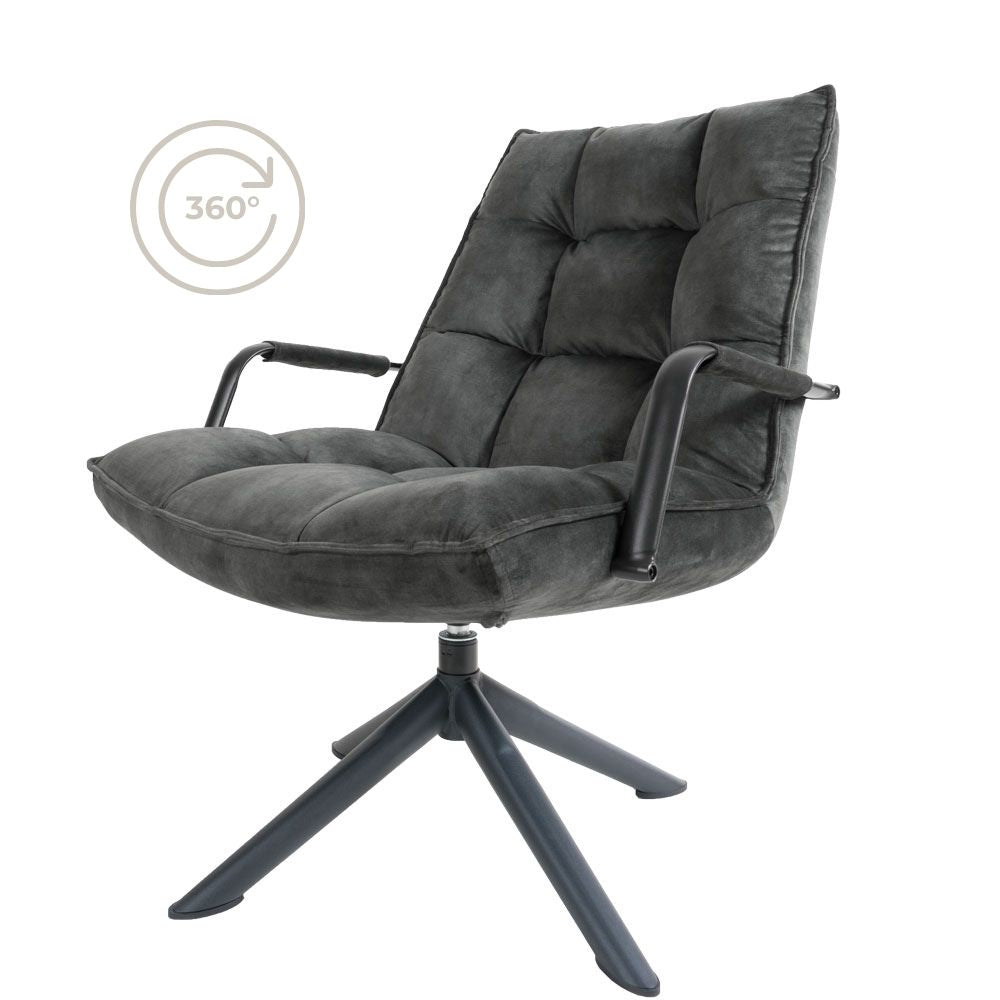 Fauteuil Dorus arm adore velvet