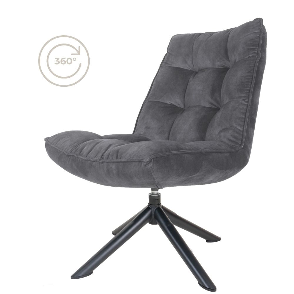 Dorus adore velvet armchair