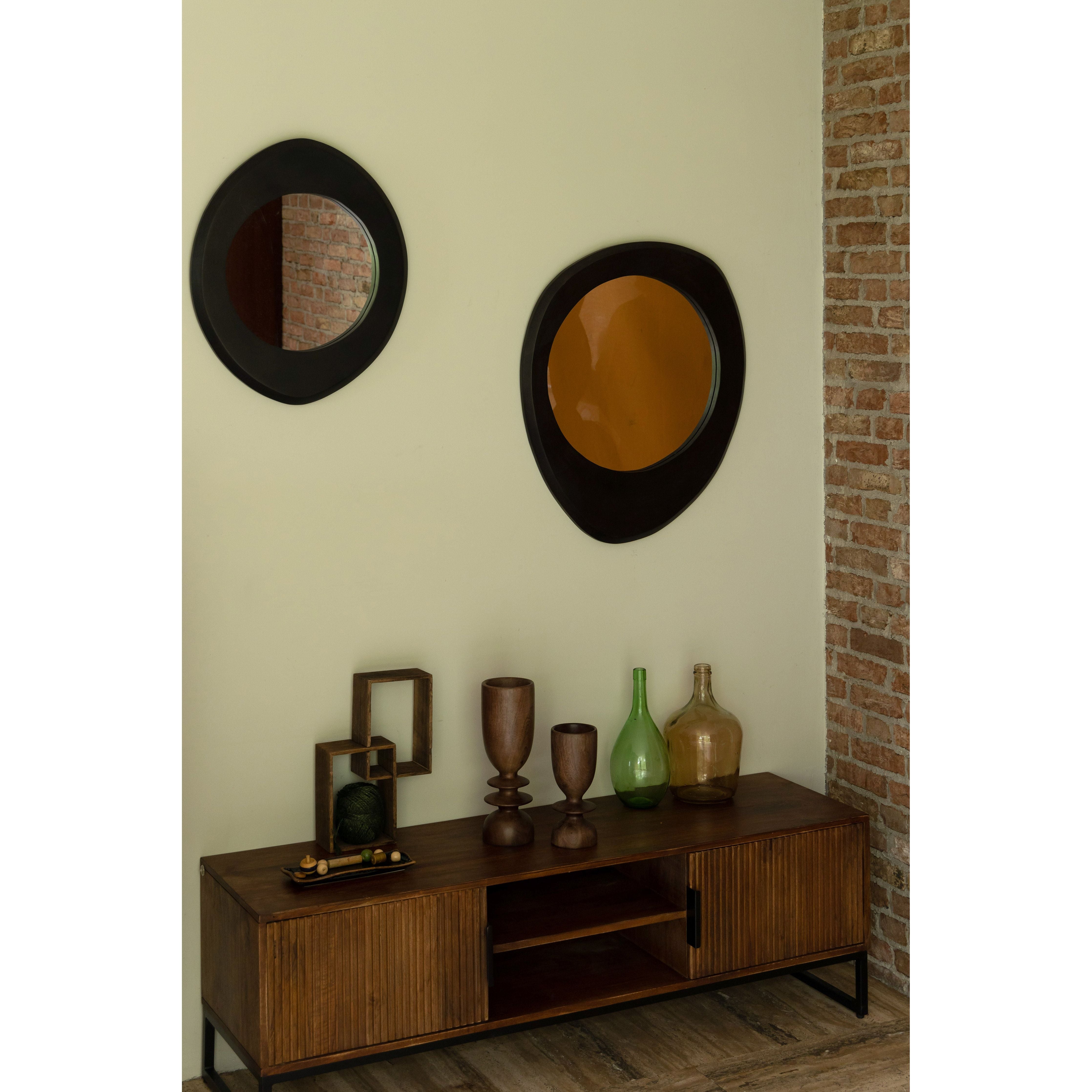 Mirror aren wood black s