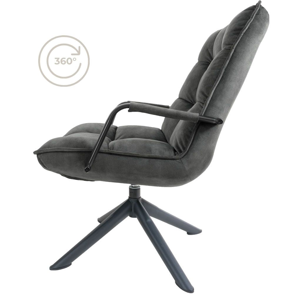 Fauteuil Dorus arm adore velvet