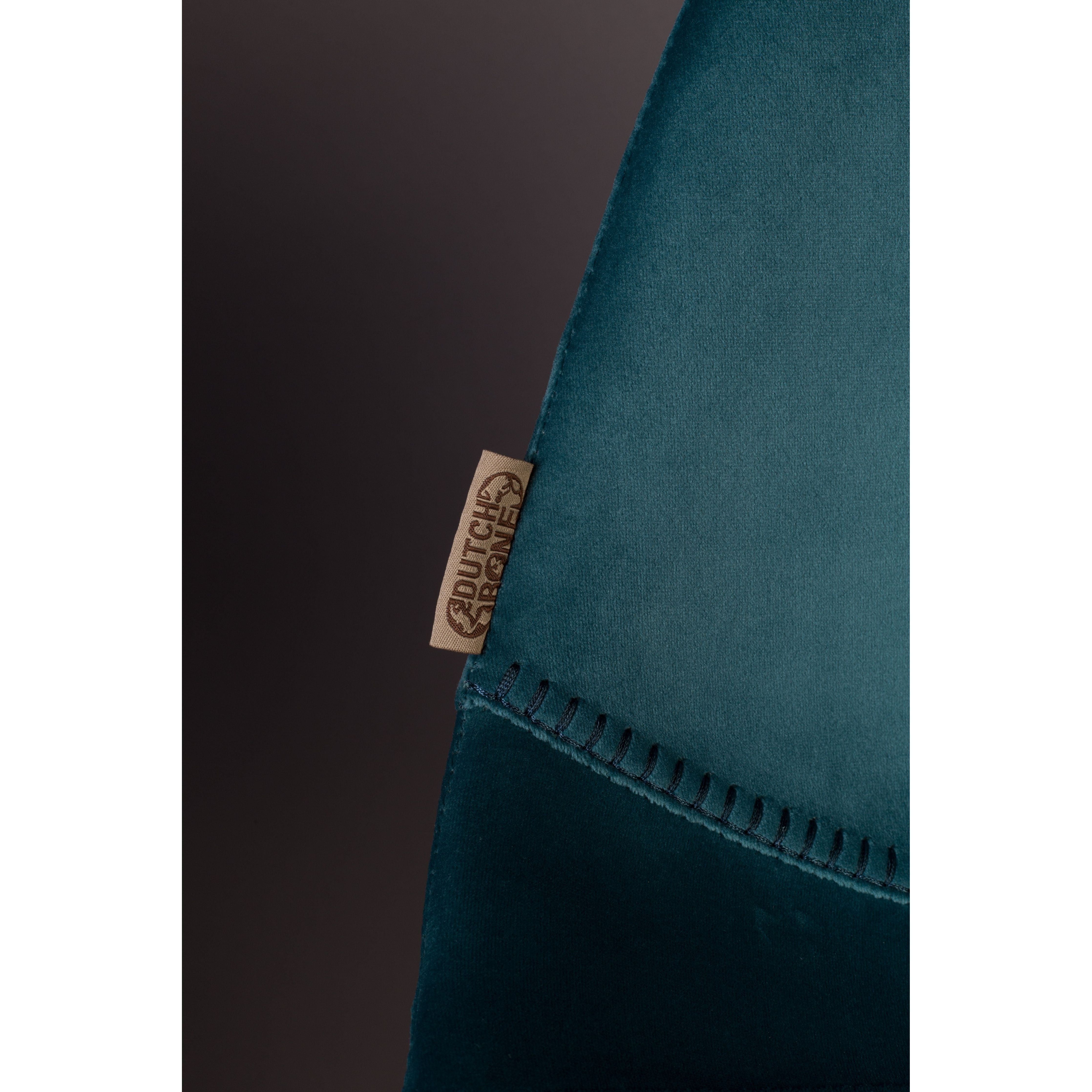 Barkruk franky velvet petrol