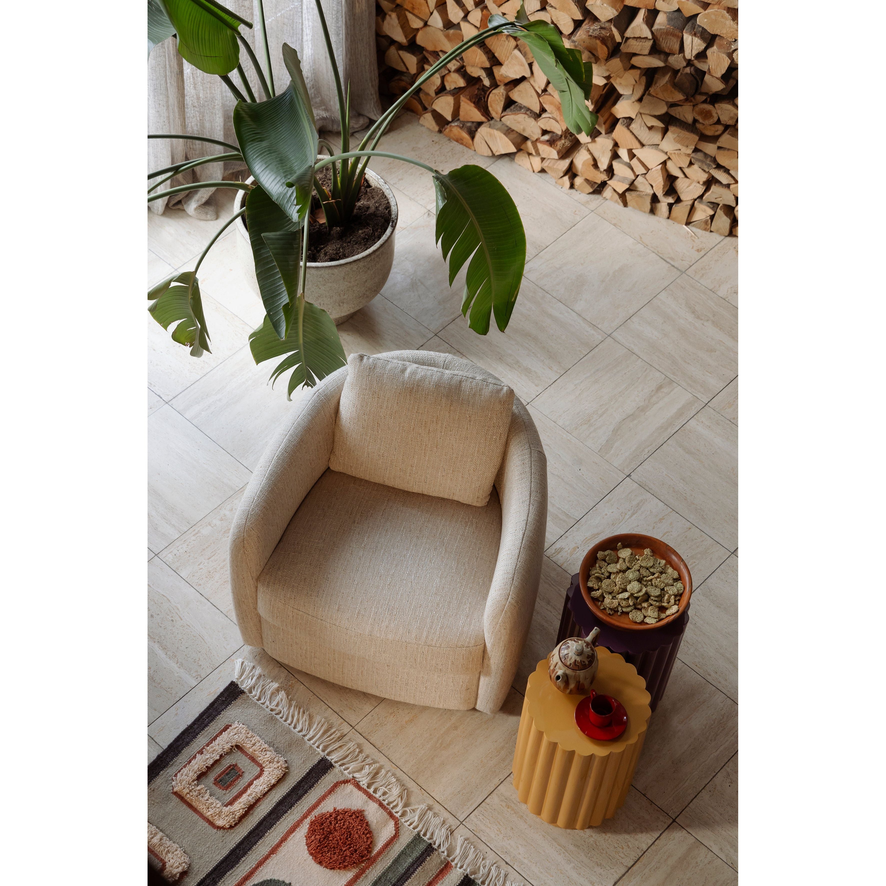 Fauteuil boho sand