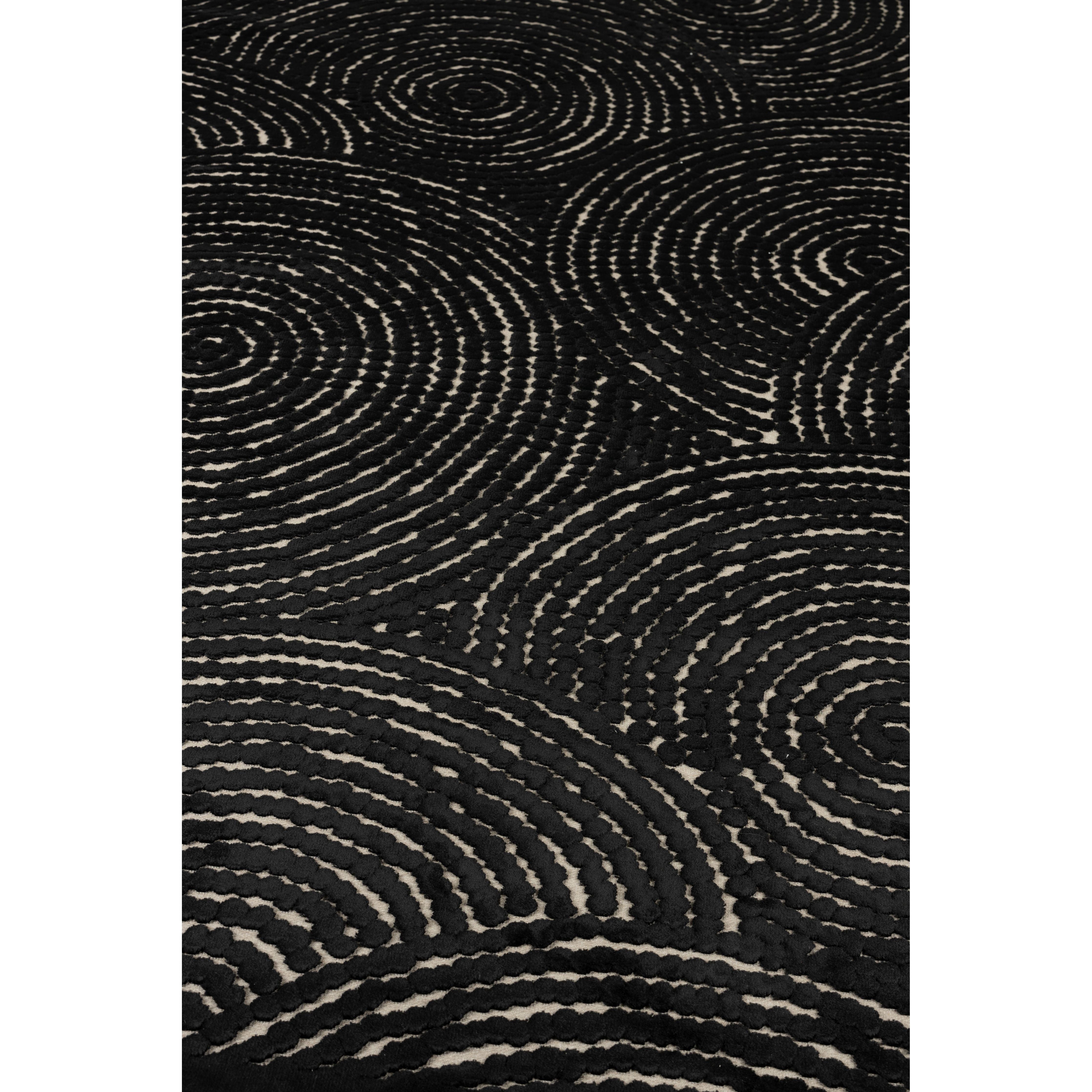 Carpet dots 170x240 pure black