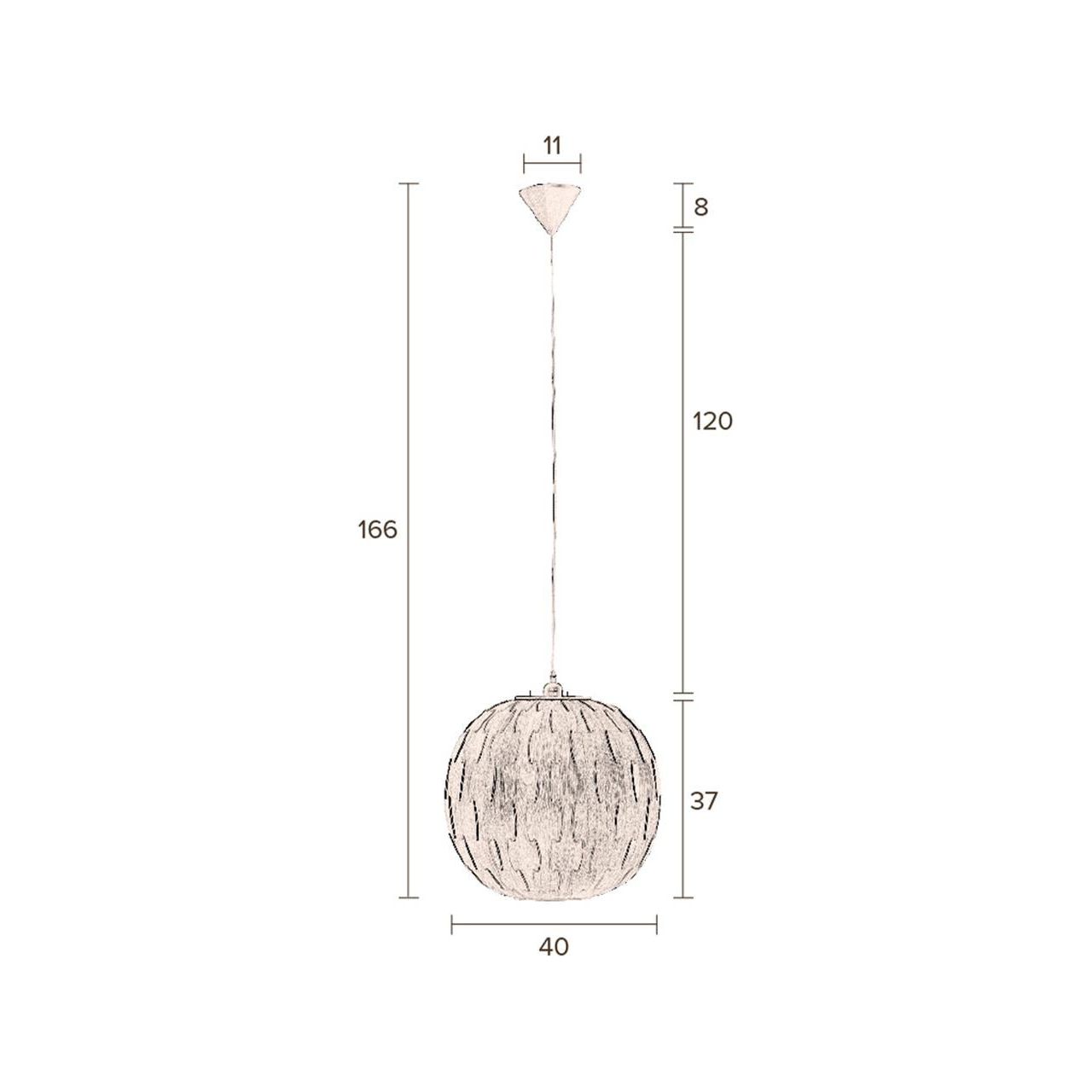 Pendant lamp bond round