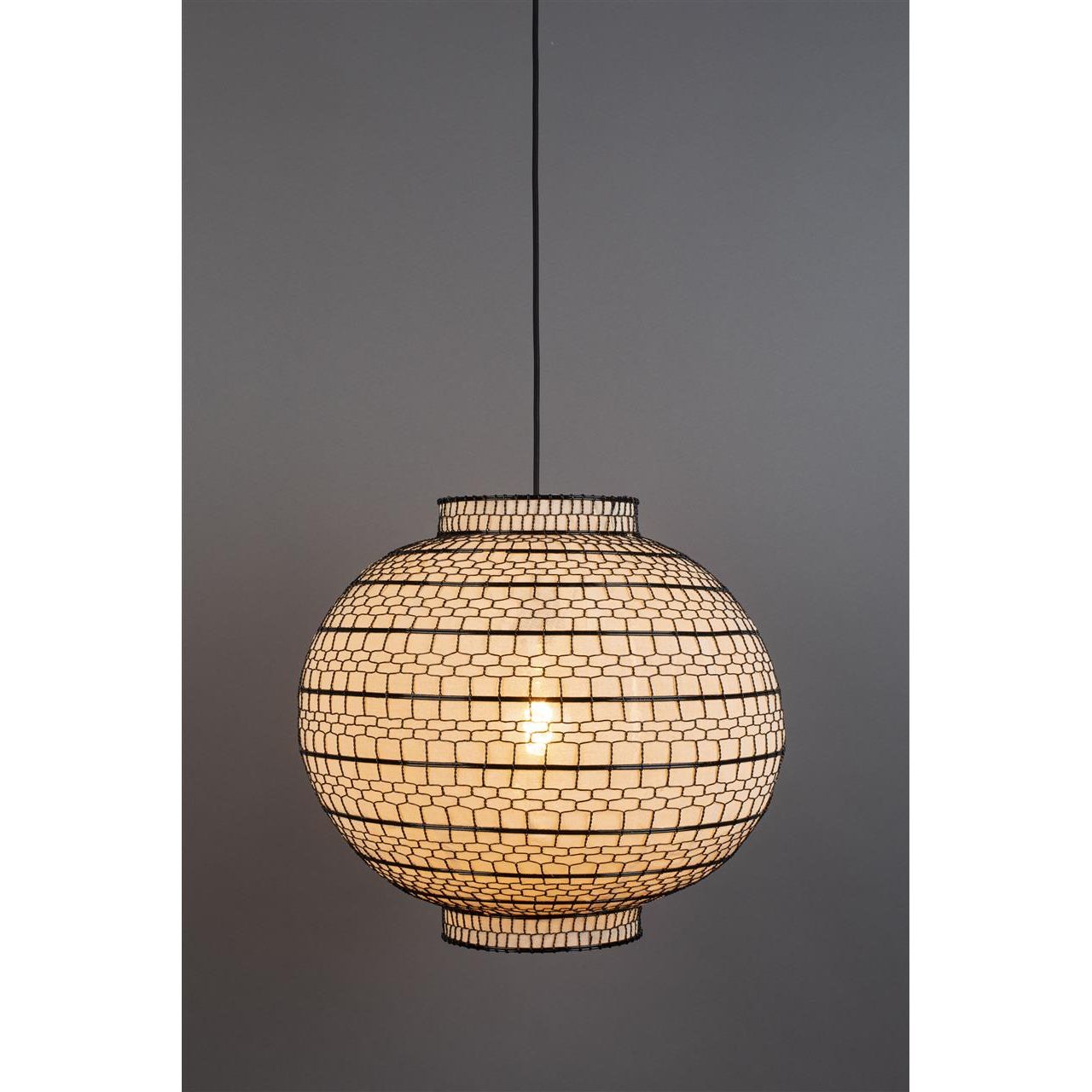 Pendant lamp ming round 45