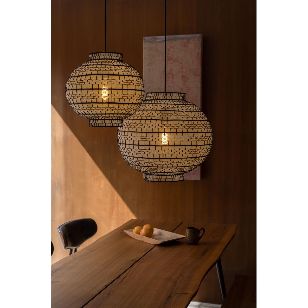 Pendant lamp ming round 45