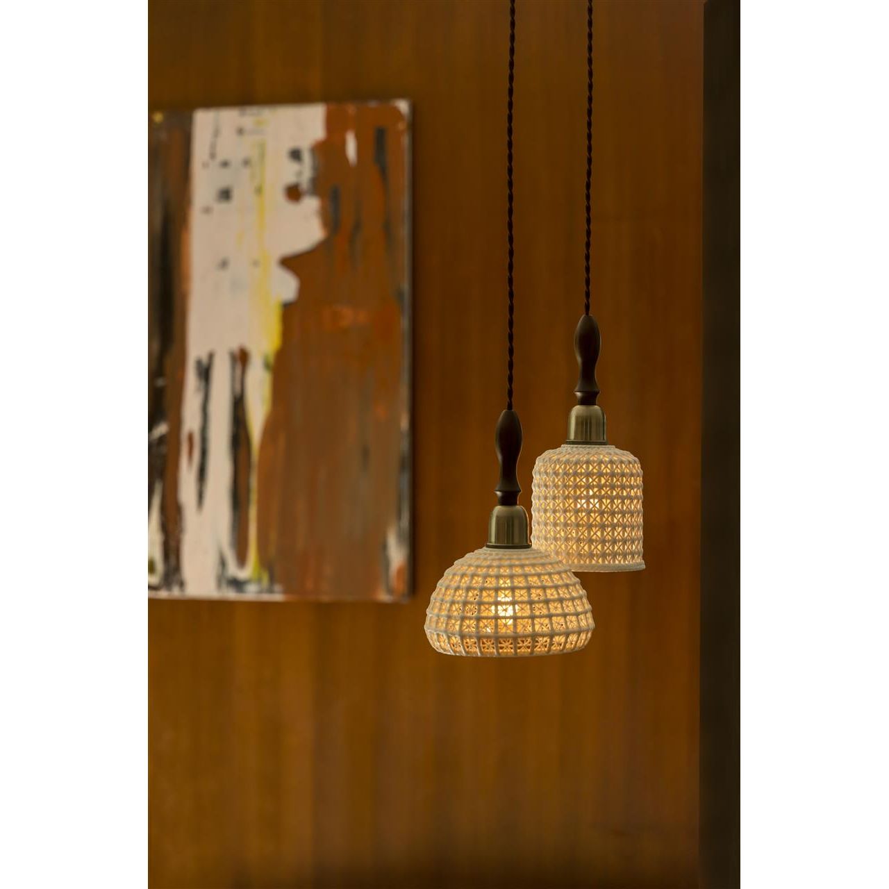 Pendant lamp poppy wide