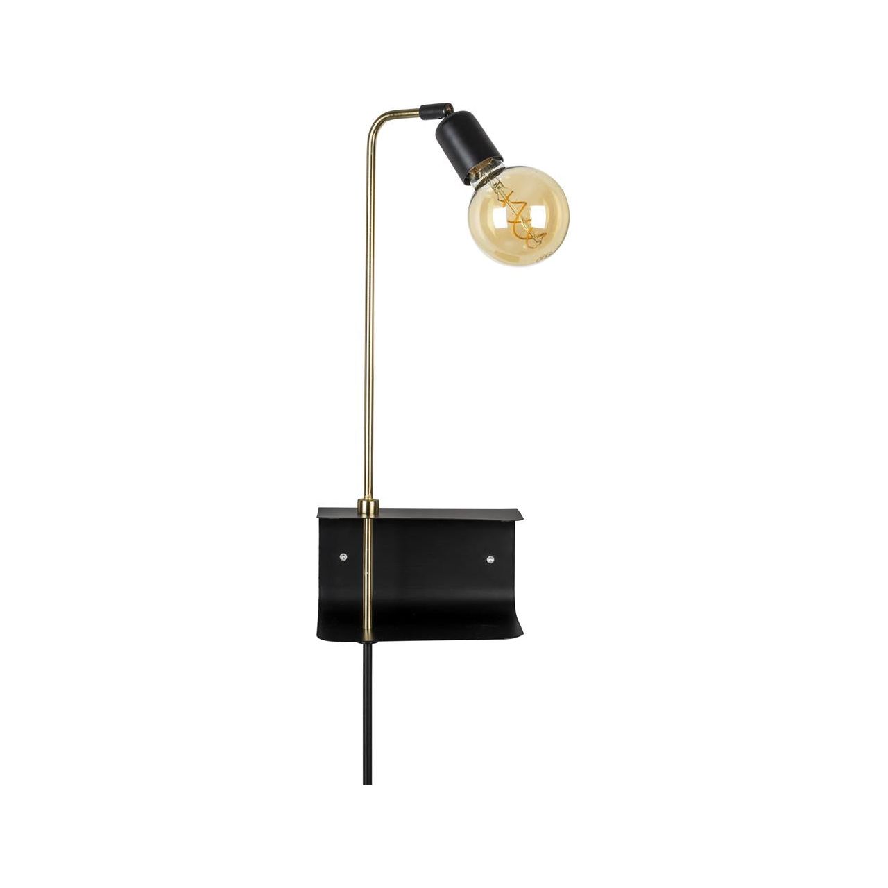 Wall lamp shaw black