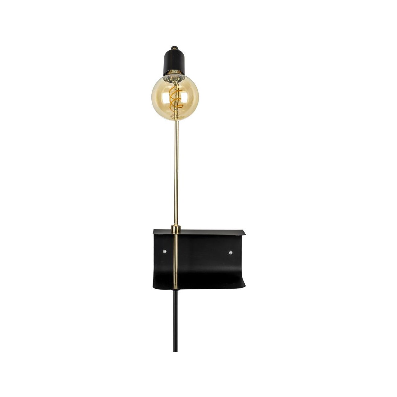 Wall lamp shaw black