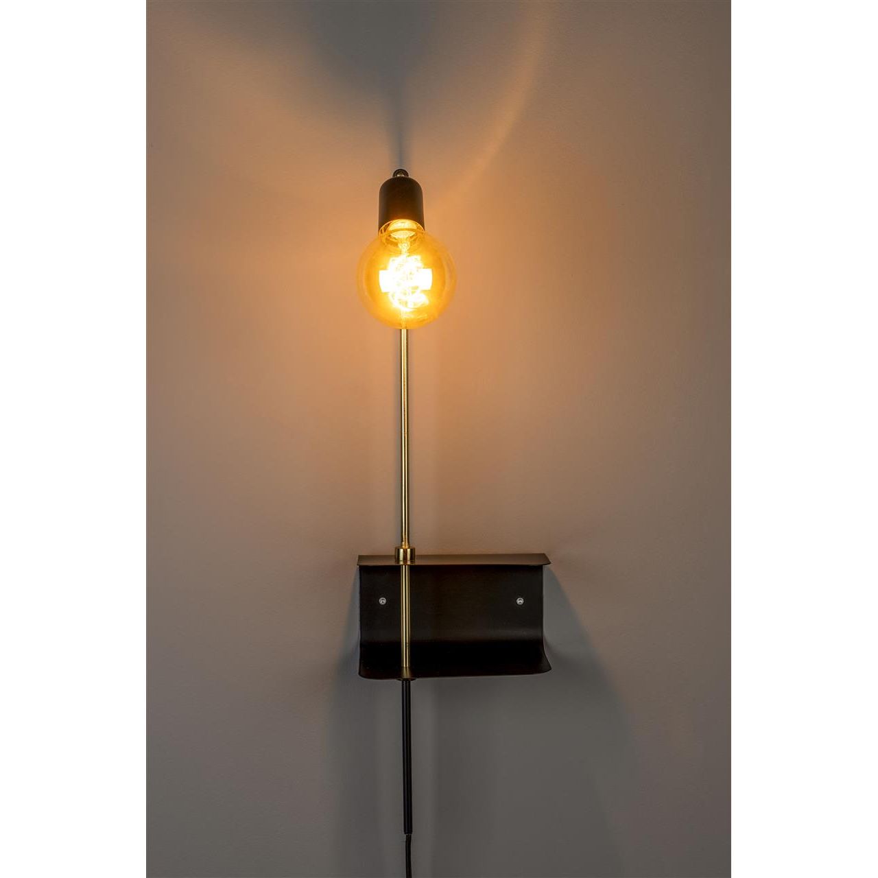 Wall lamp shaw black