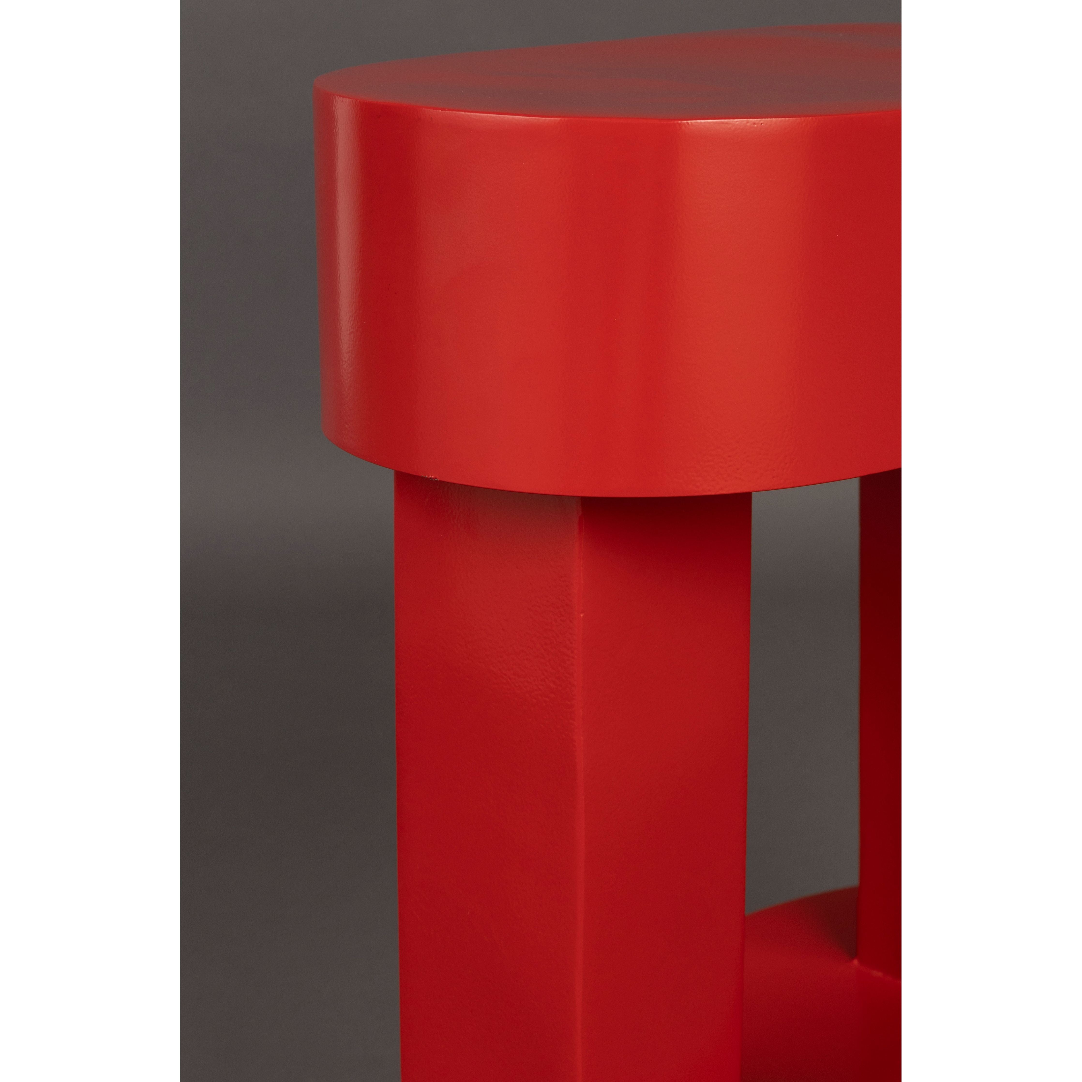 Side table magenta red