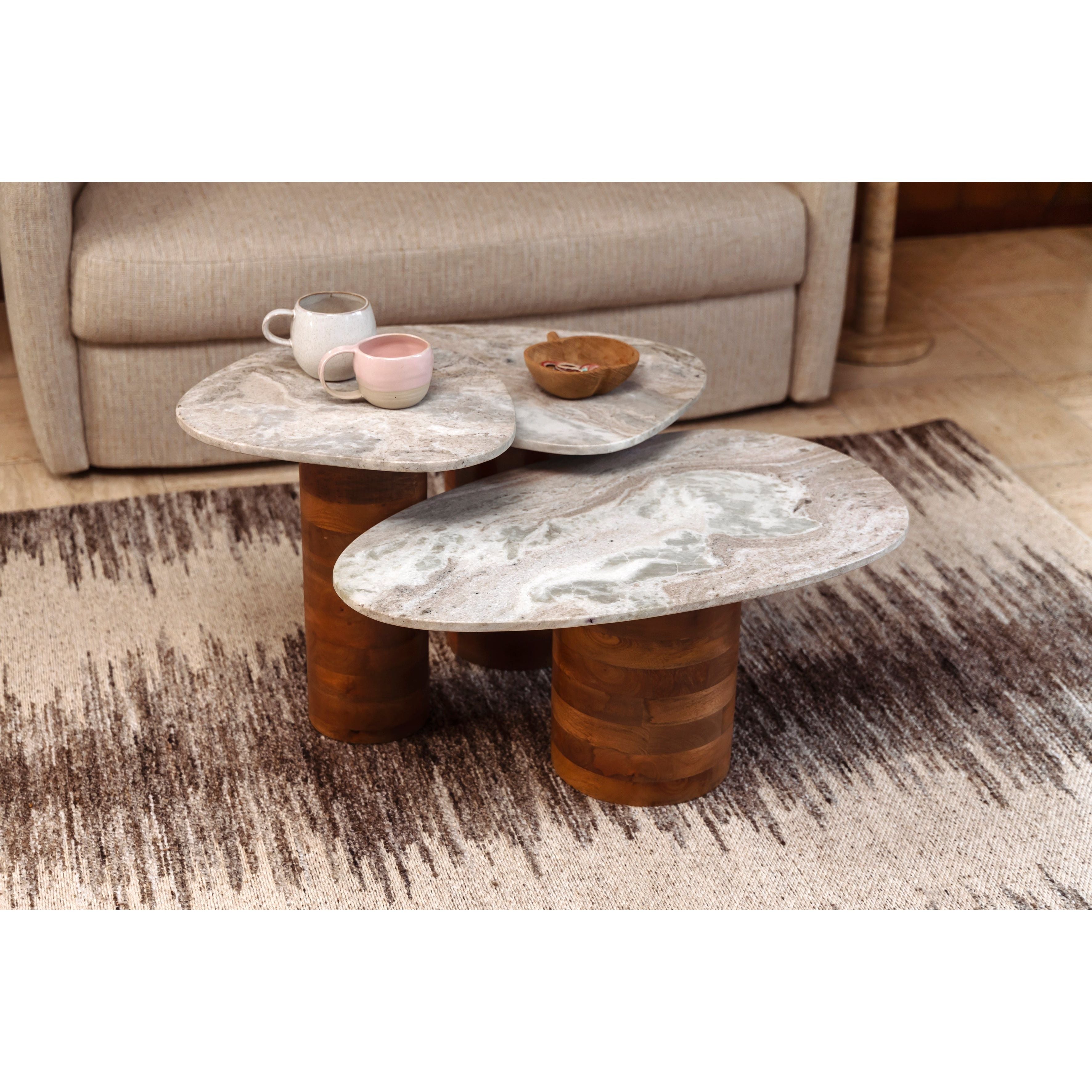 Sidetable suki (set of 3)