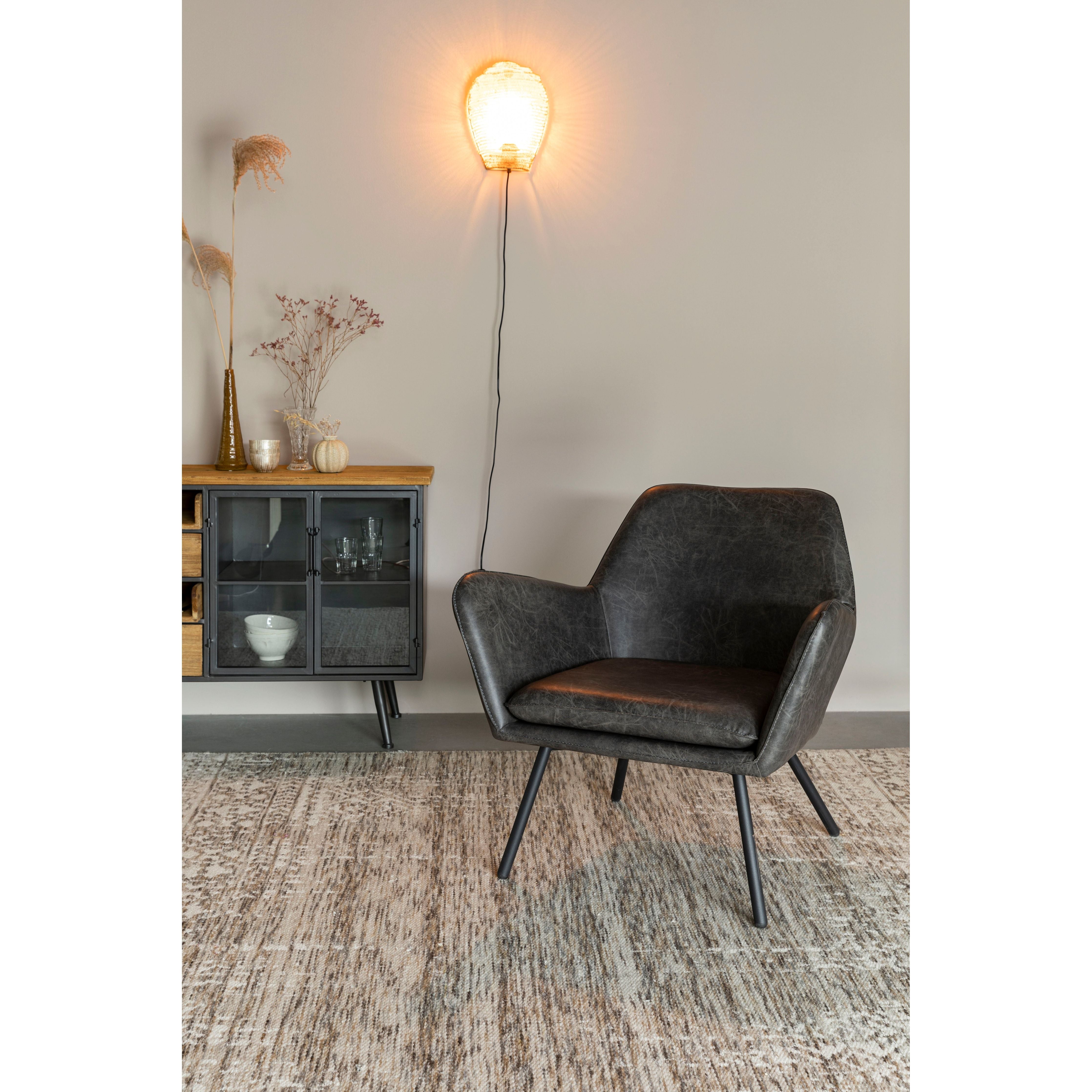 Fauteuil bon dark grey