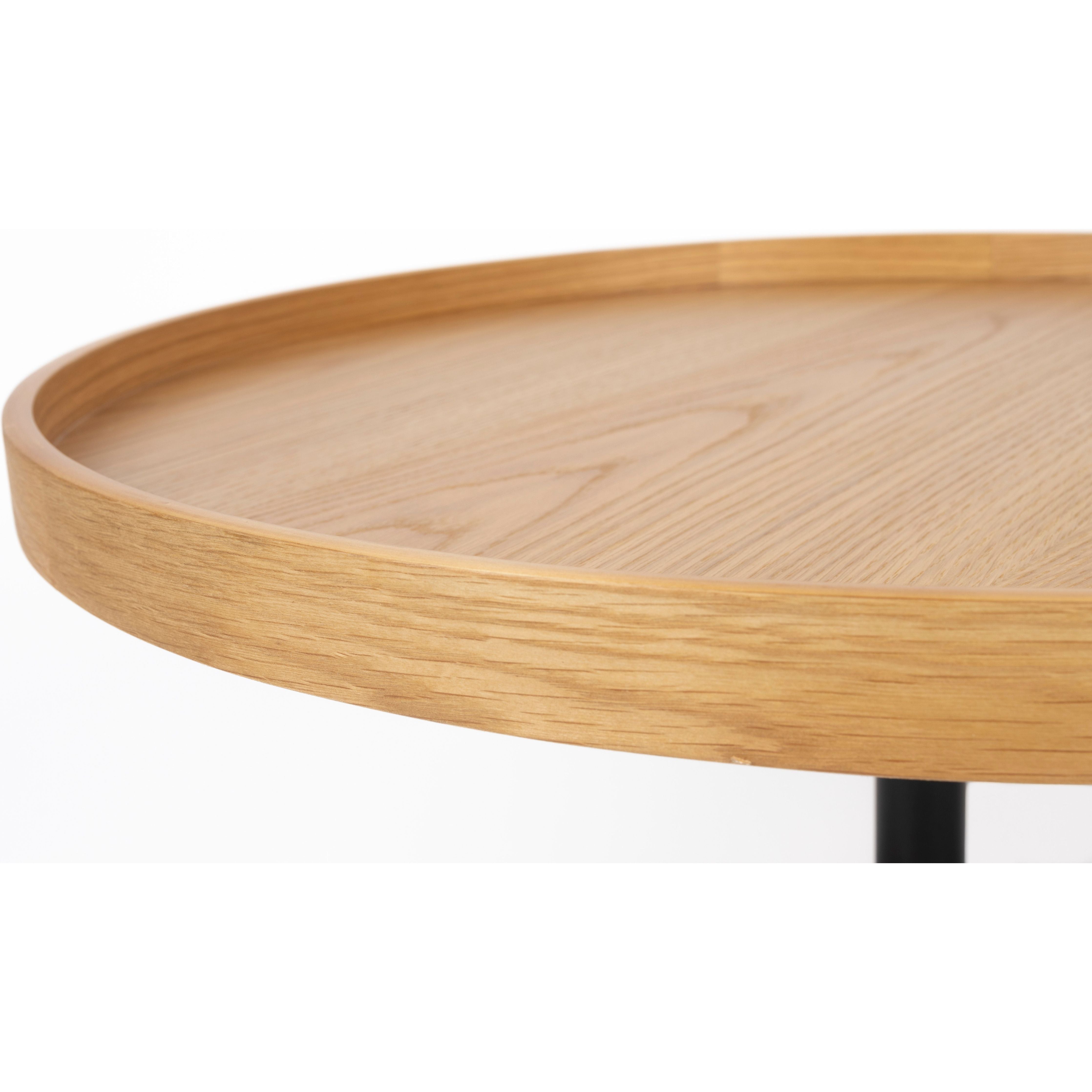 Side table yuri oak l