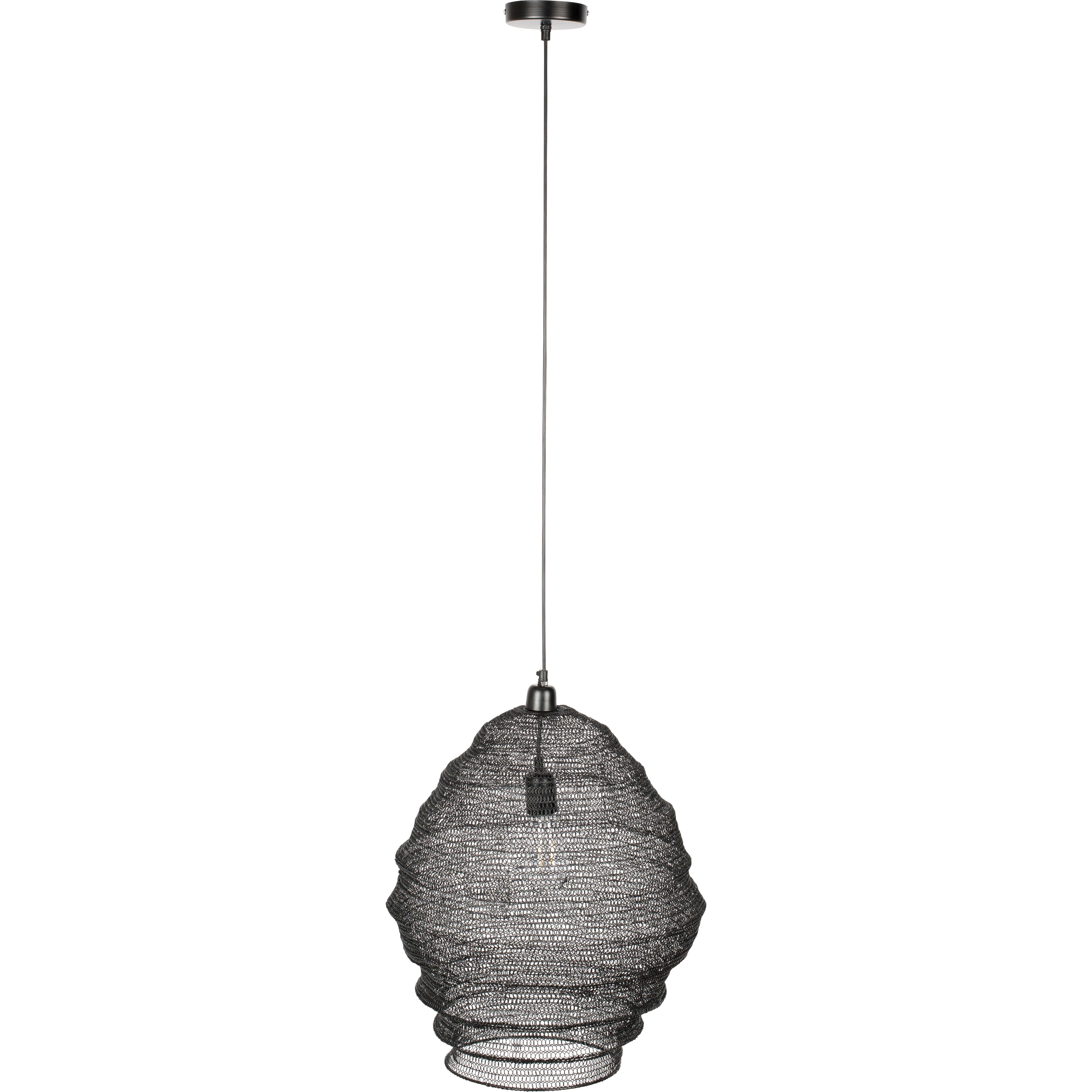 Pendant lamp lena l black