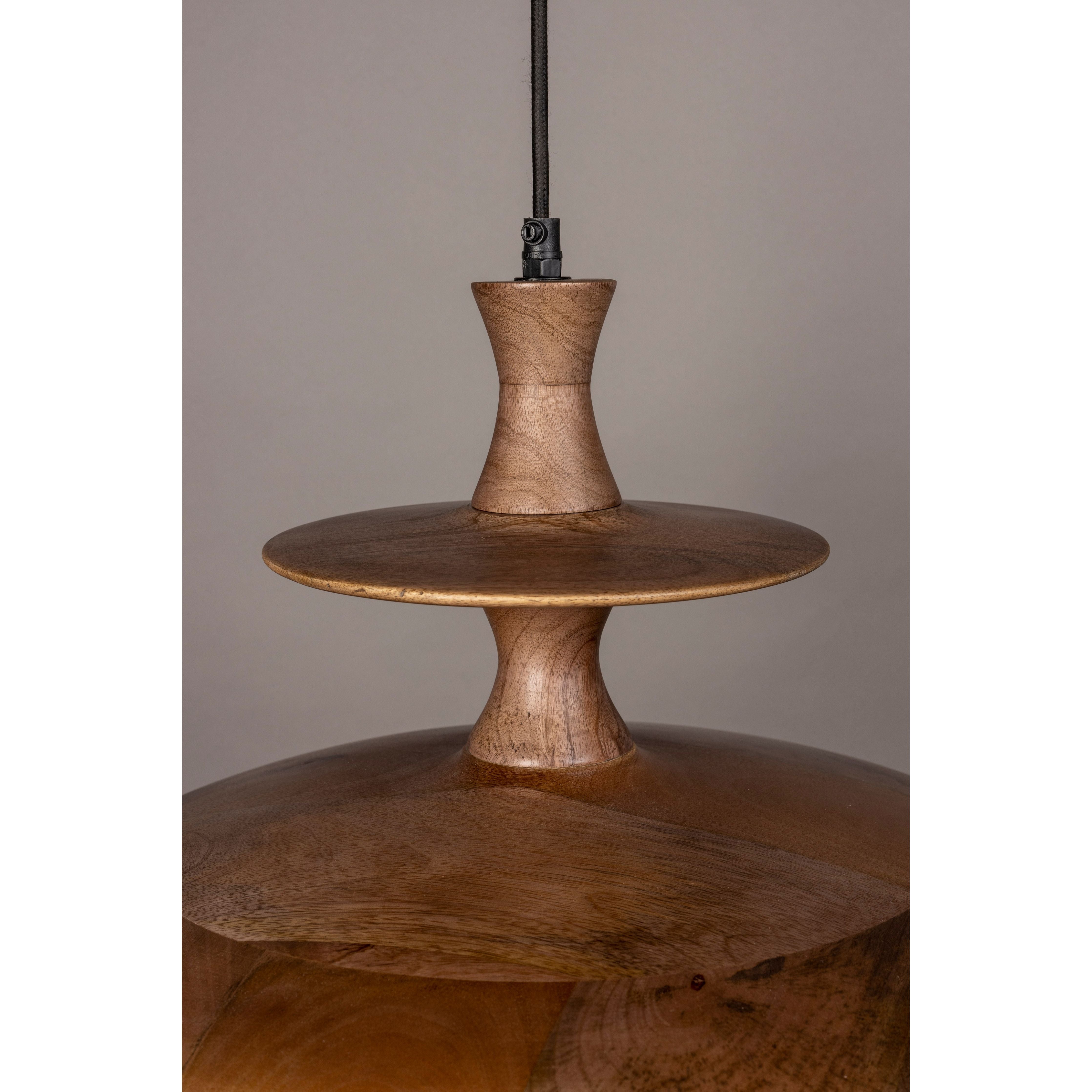 Pendant lamp cath l walnut