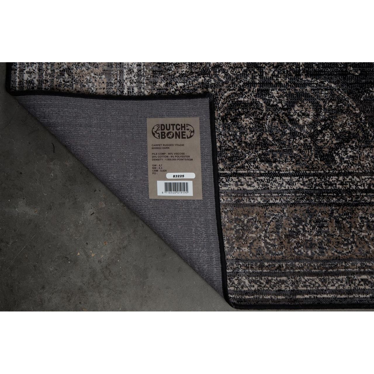 Carpet rugged 200x300 dark